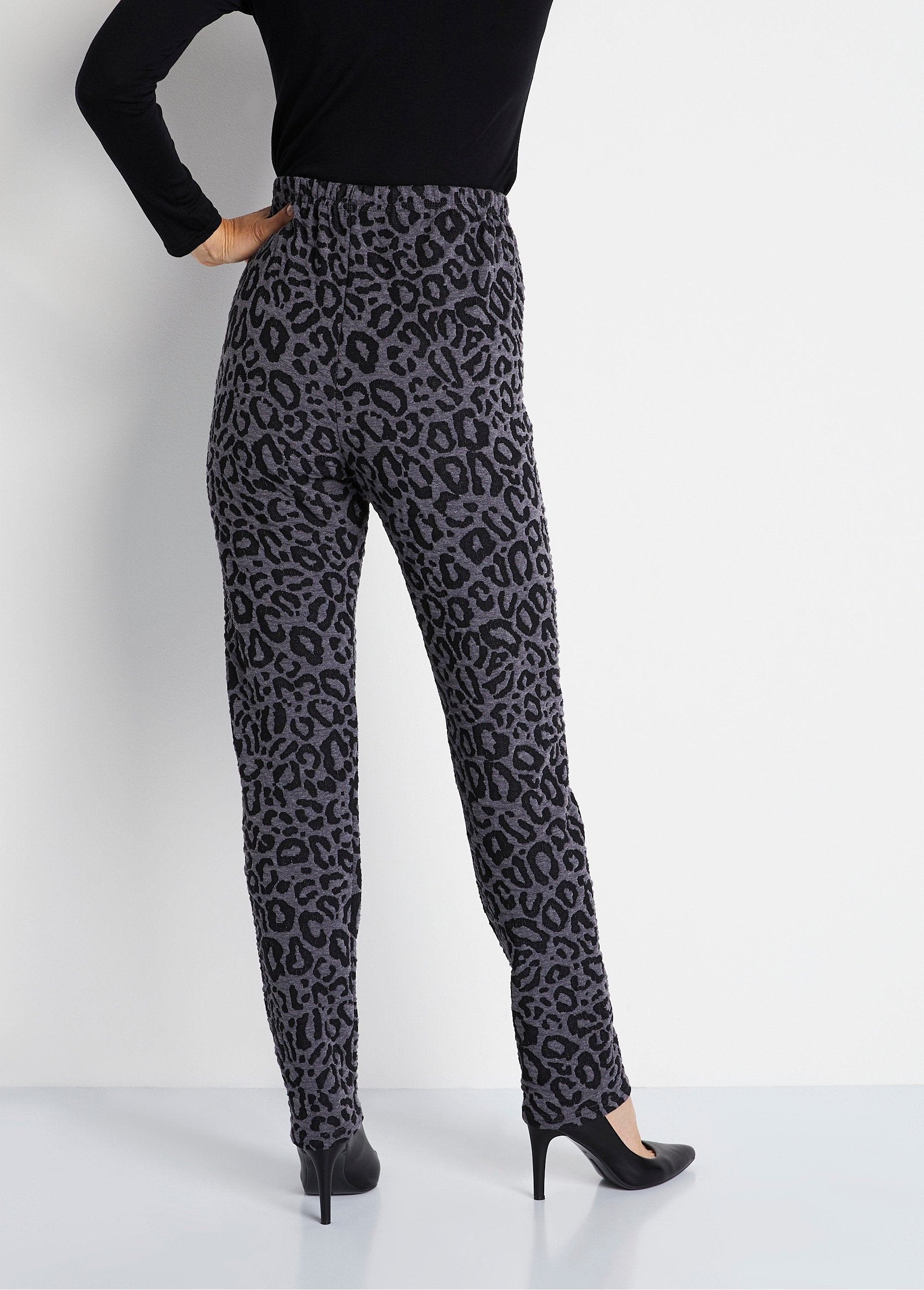 Leggings_de_punto_jacquard_con_cintura_elástica_Gris_leopardo_DO1_slim