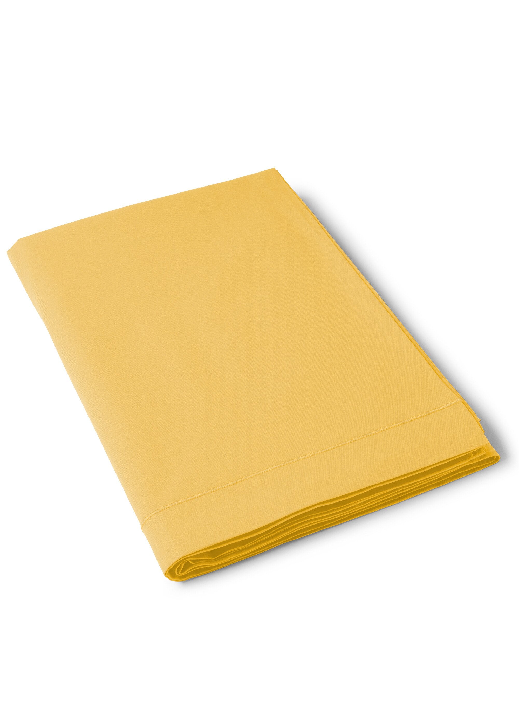 Drap_plat_pur_coton_uni_RELAX_Jaune_banane_FA1_slim