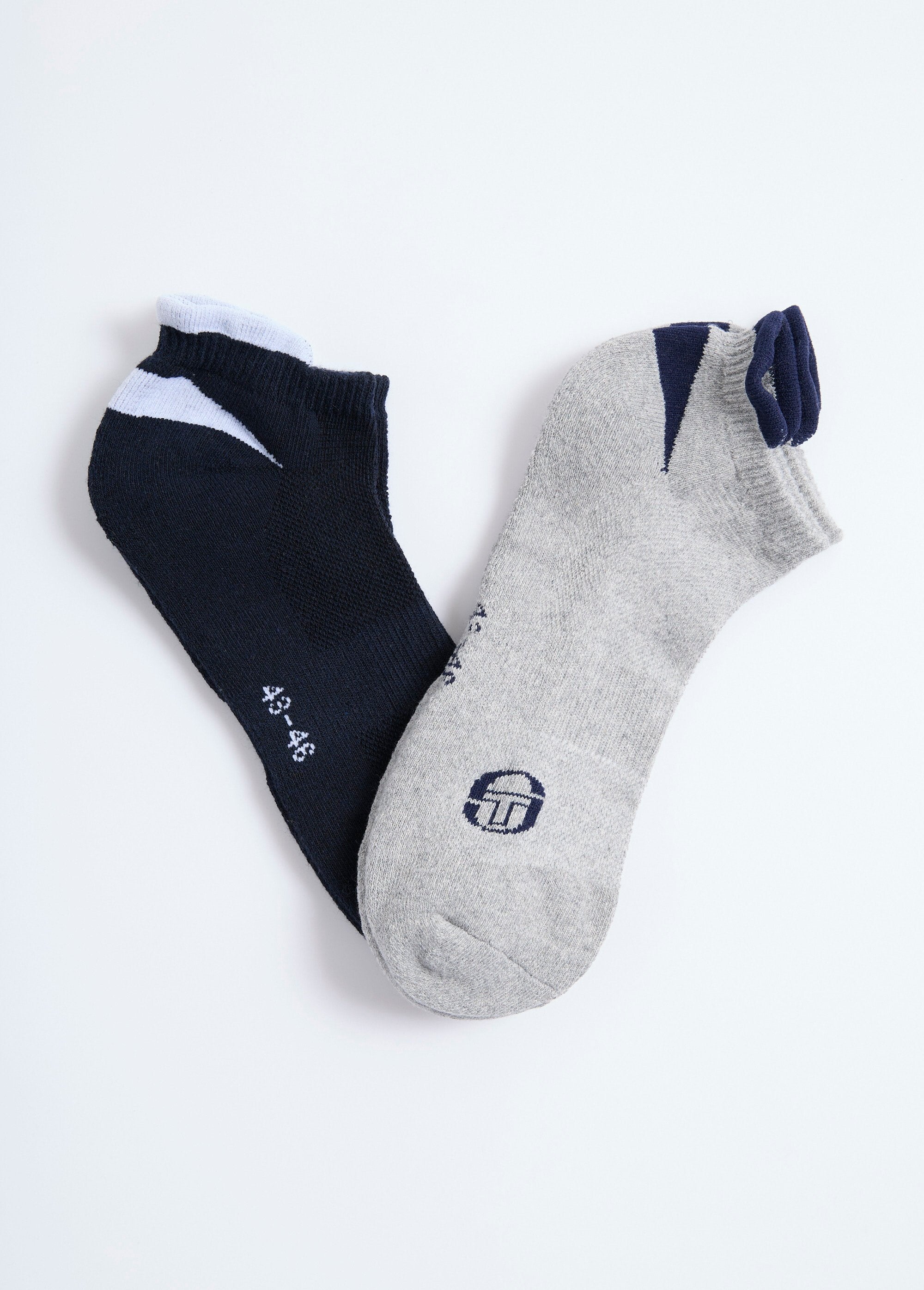 Set_van_2_technische_sokken_Gris_et_marine_FA1_slim