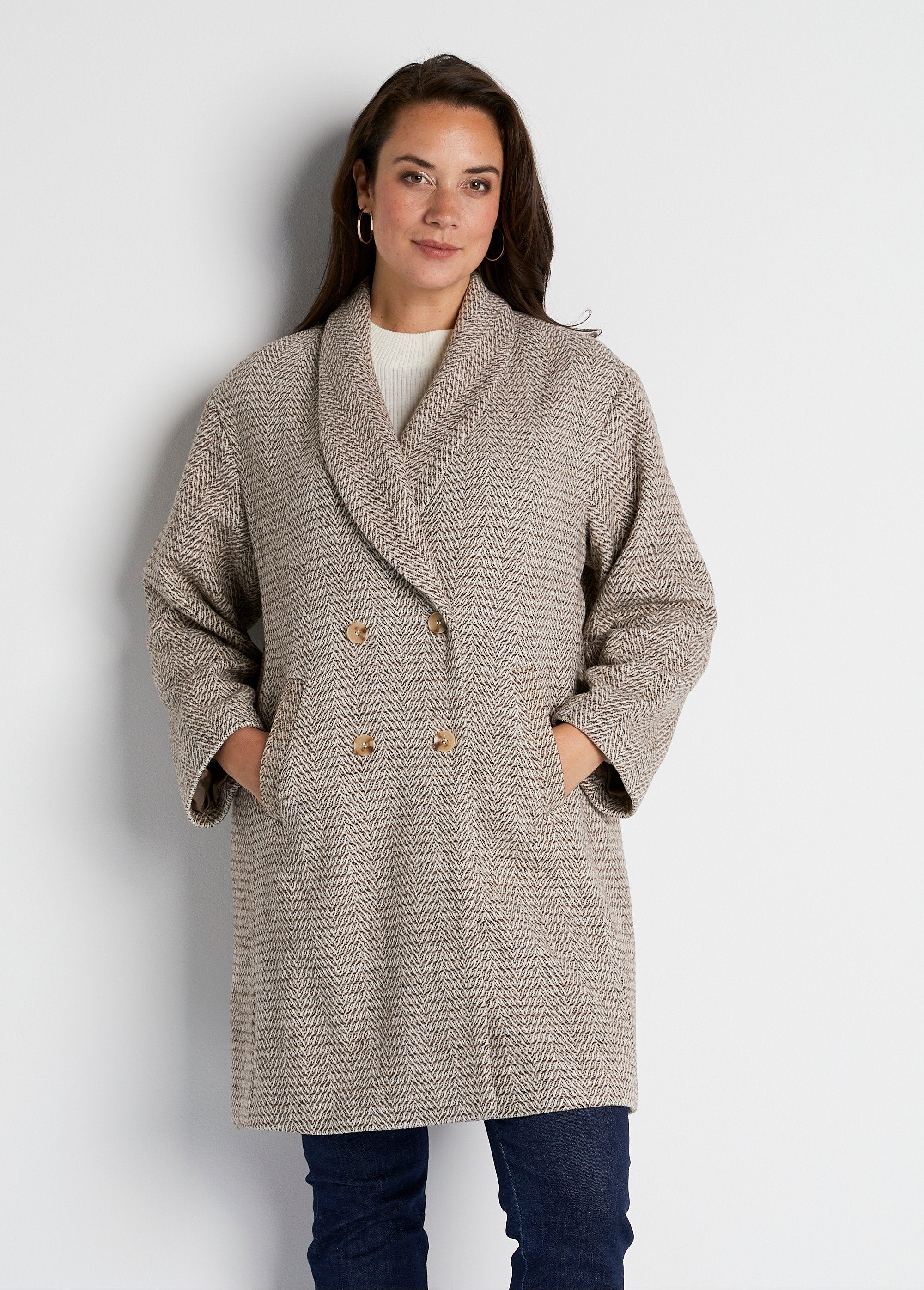 Manteau_aspect_chevrons_mi-long_Beige_FA2_curvy