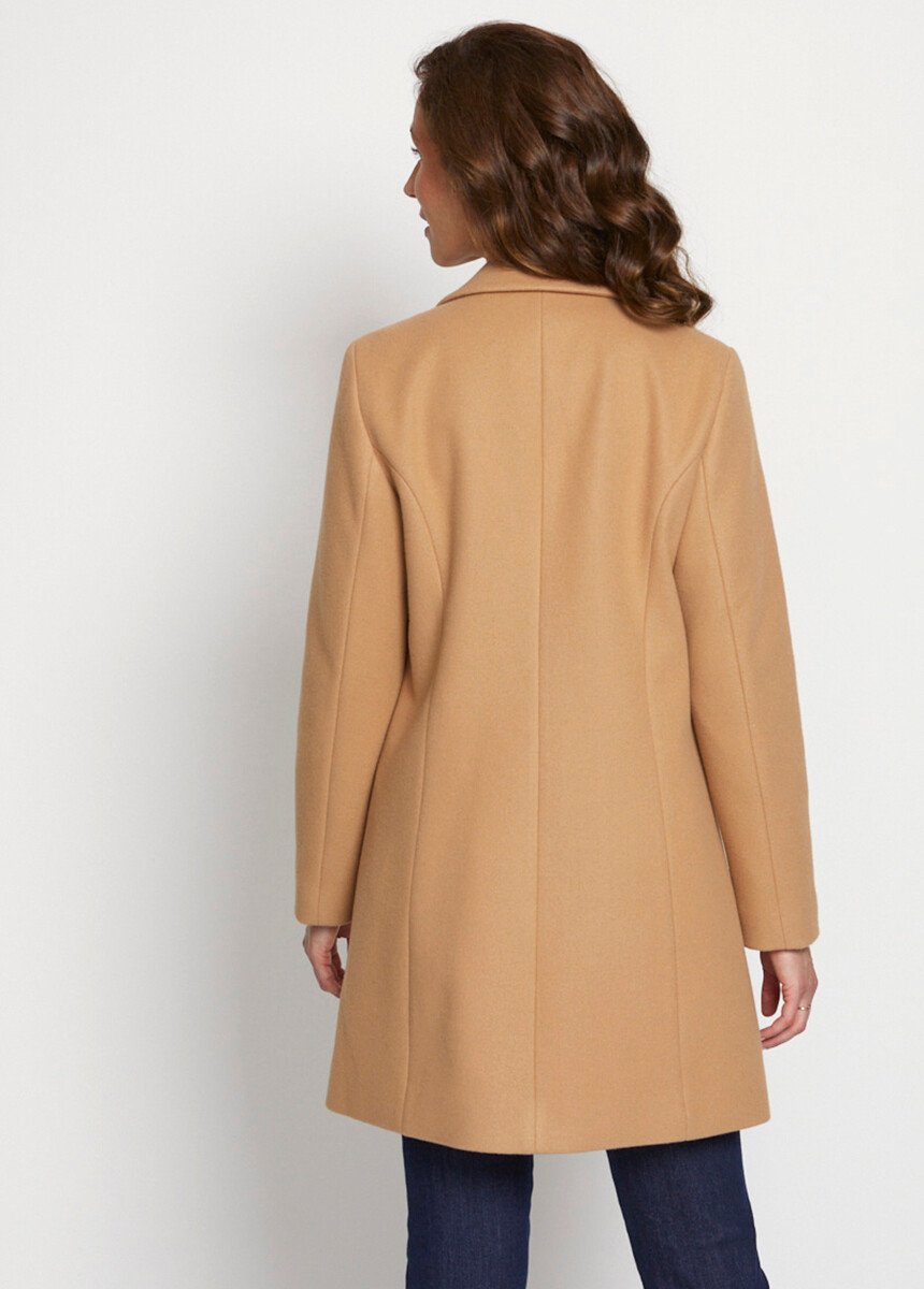 Manteau_col_tailleur_aspect_lainage_Camel_DO1_slim