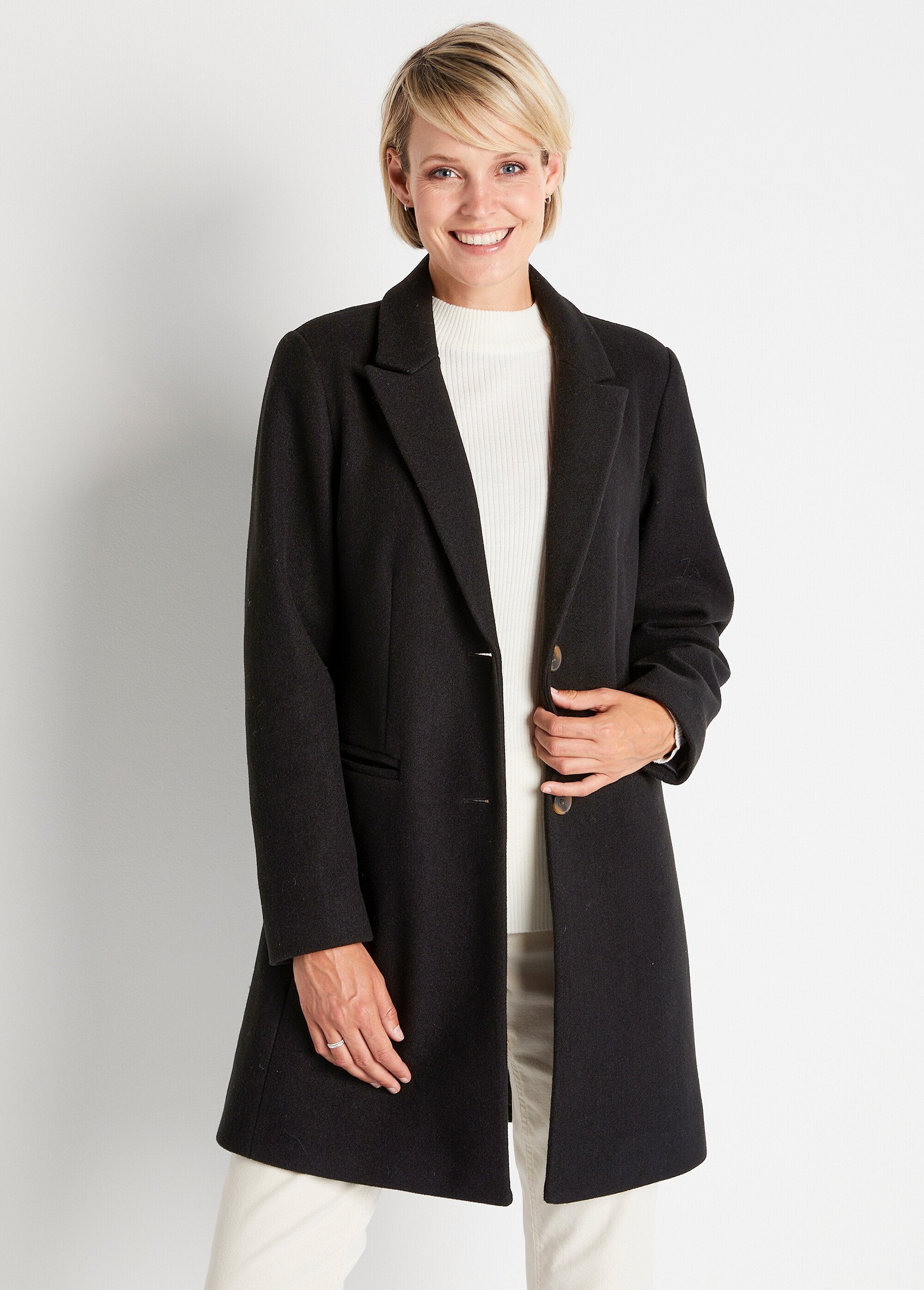 Manteau_col_tailleur_aspect_lainage_Noir_FA1_slim