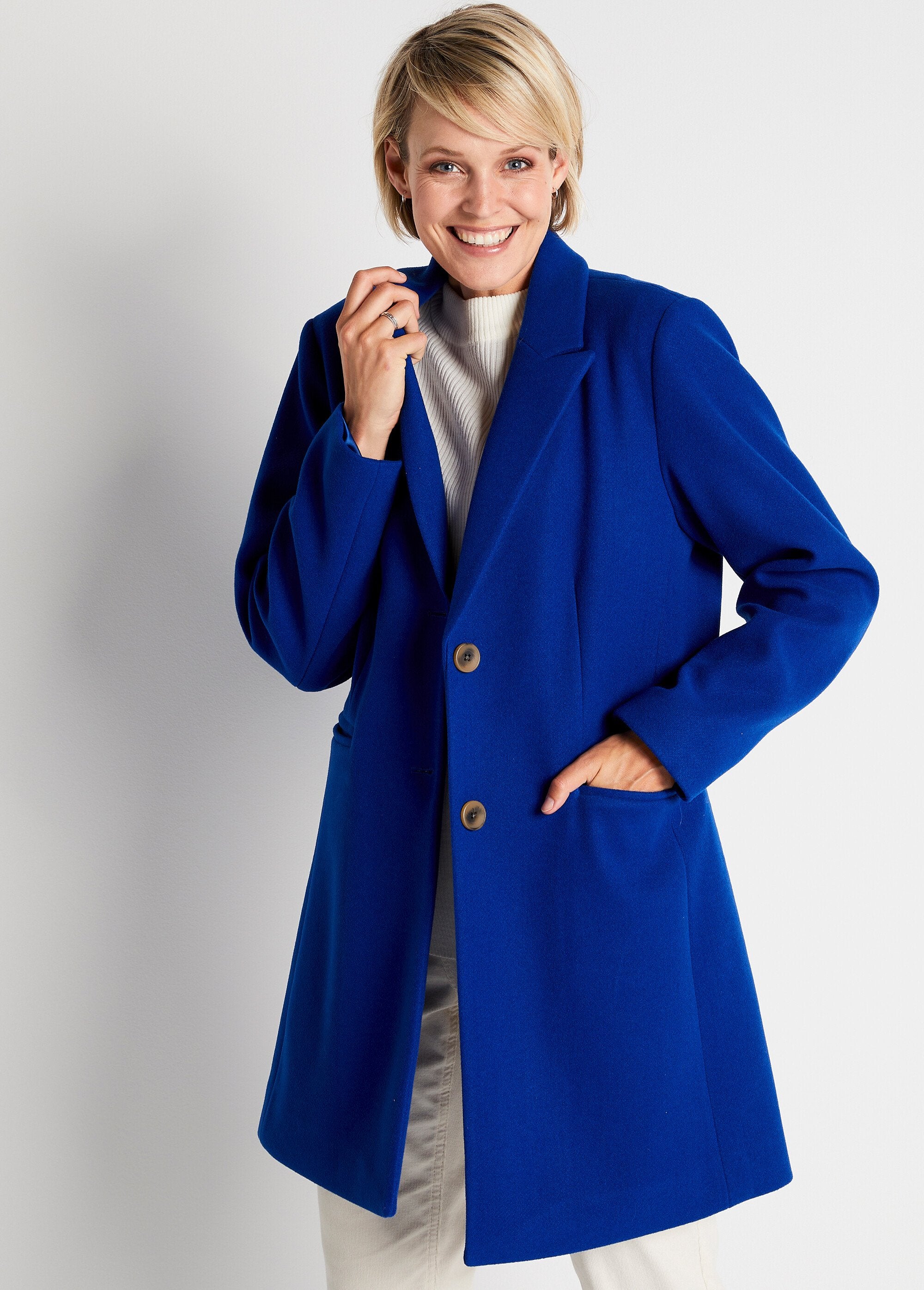 Manteau_col_tailleur_aspect_lainage_Bleu_dur_FA1_slim