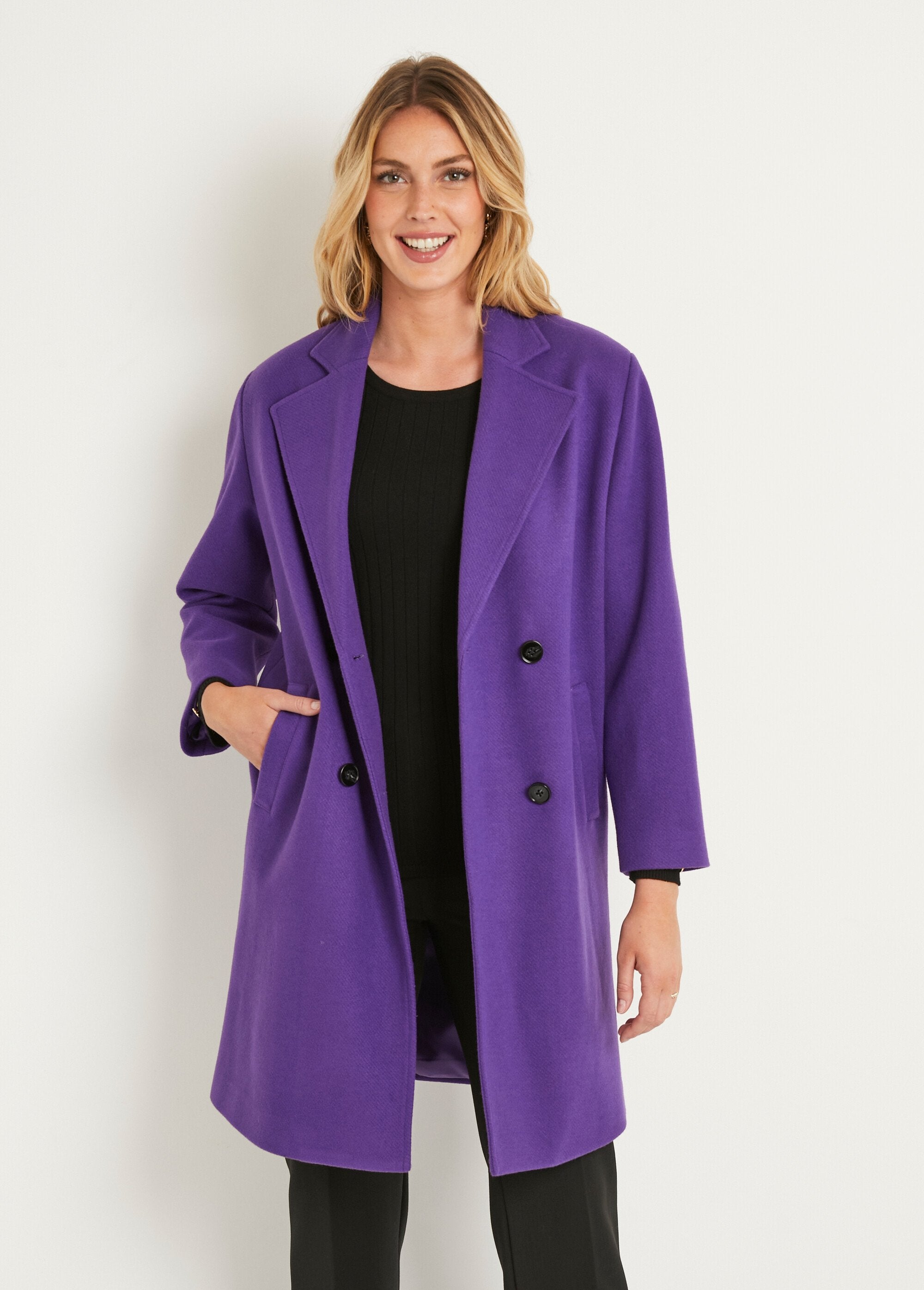 Manteau_double_boutonnage_col_tailleur_Violet_FA1_slim