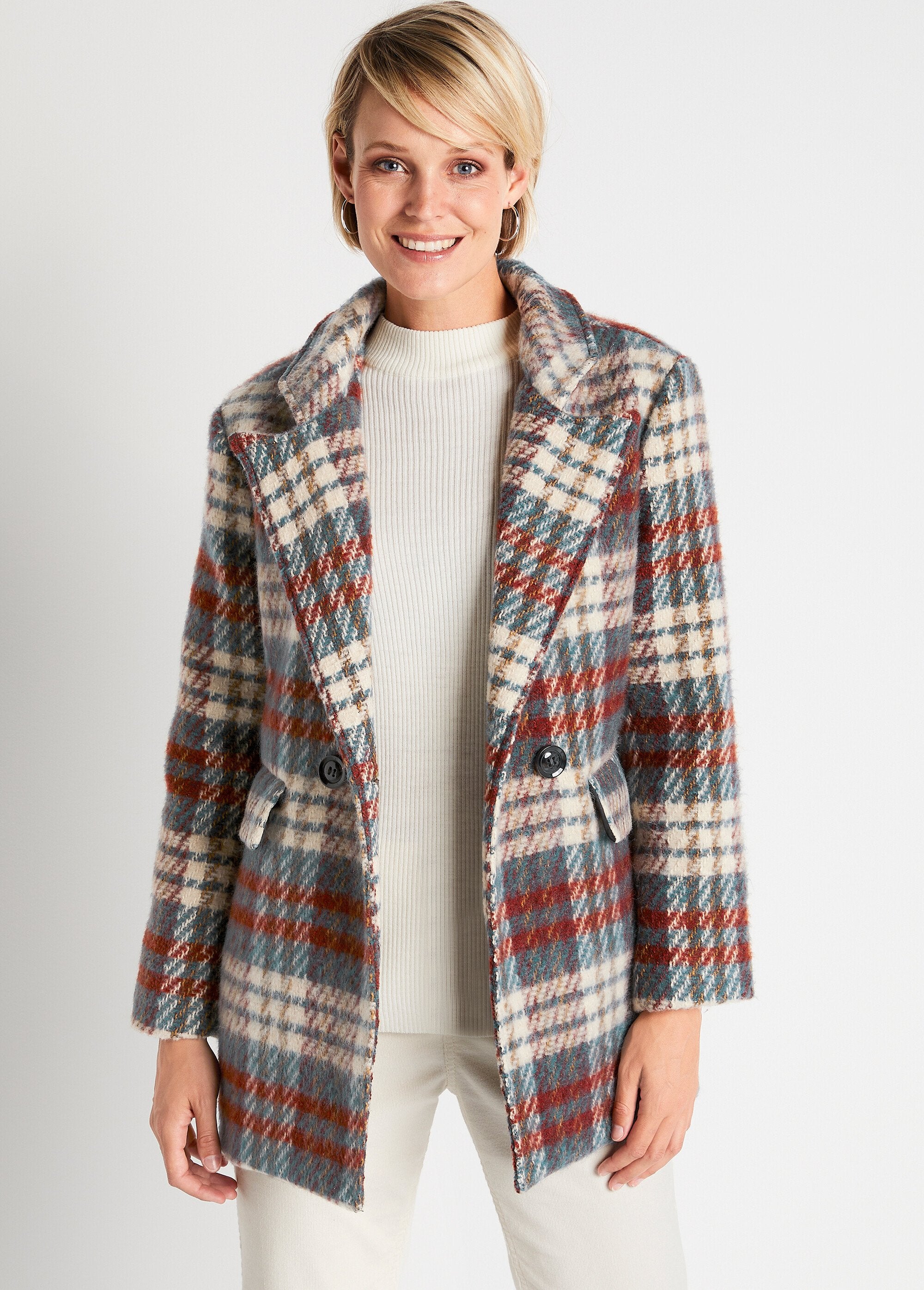 Manteau_hiver_court_tissu_chaud_carreaux_Carreaux_ecureuil_FA1_slim