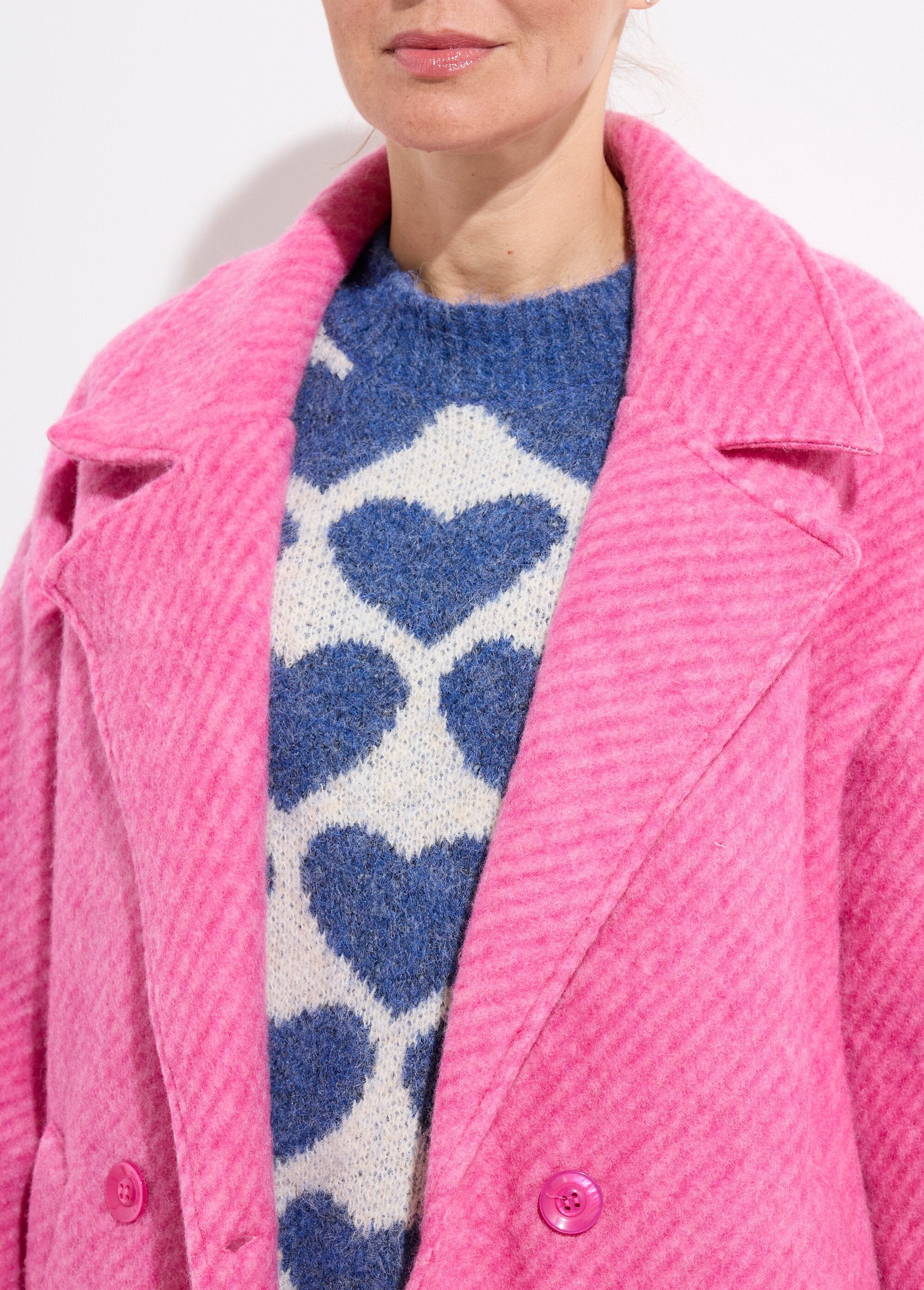 Manteau_long_en_lainage_chaud_motif_strié_Fuchsia_DE1_slim
