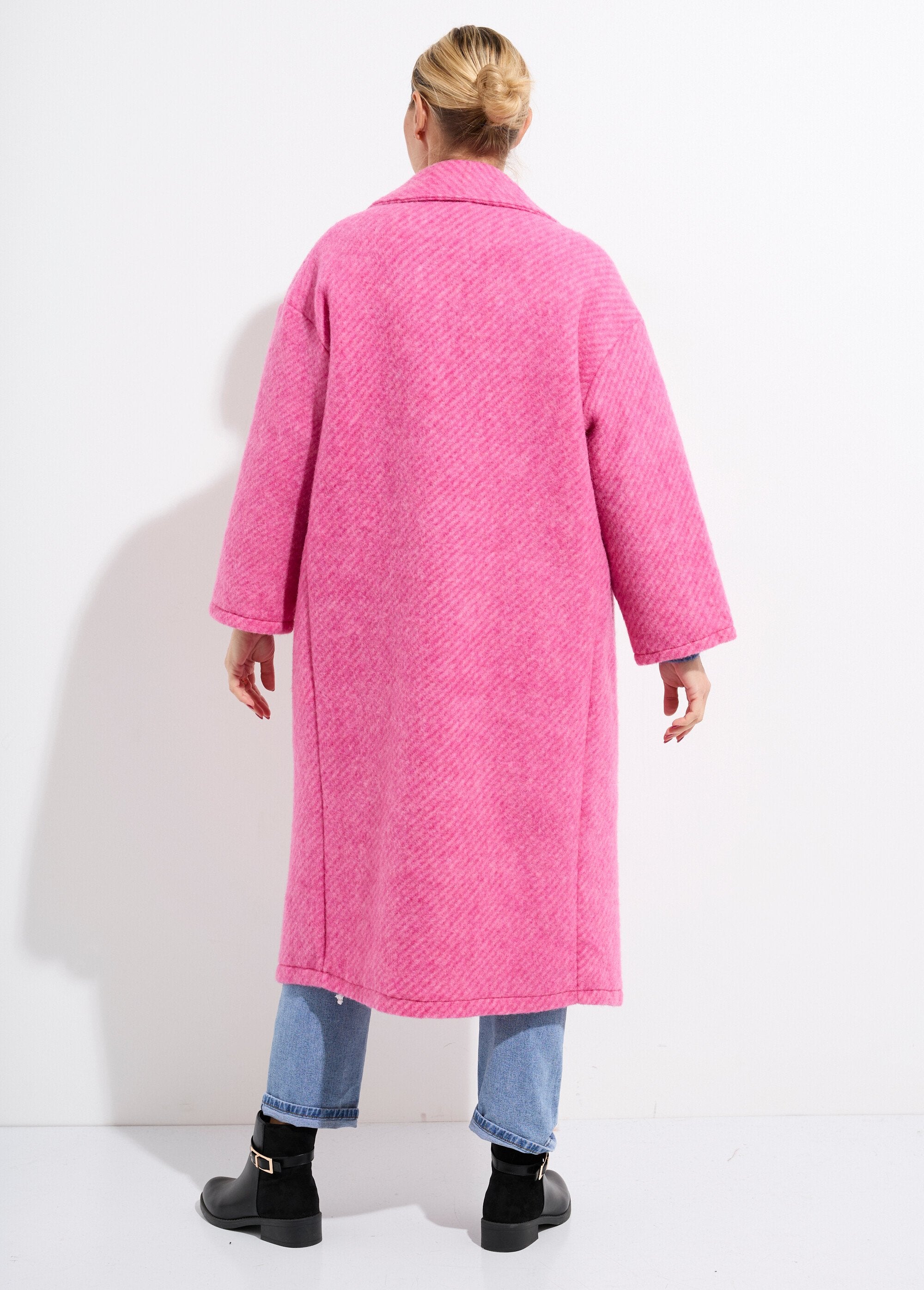 Manteau_long_en_lainage_chaud_motif_strié_Fuchsia_DO1_slim