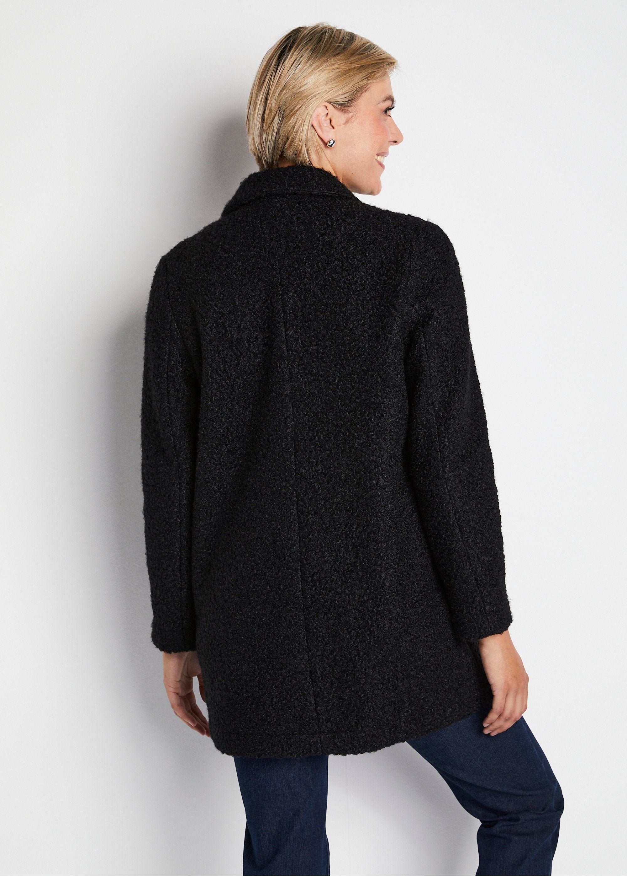 Manteau_tissu_bouclette_mi-long_boutonné_Noir_DO1_slim