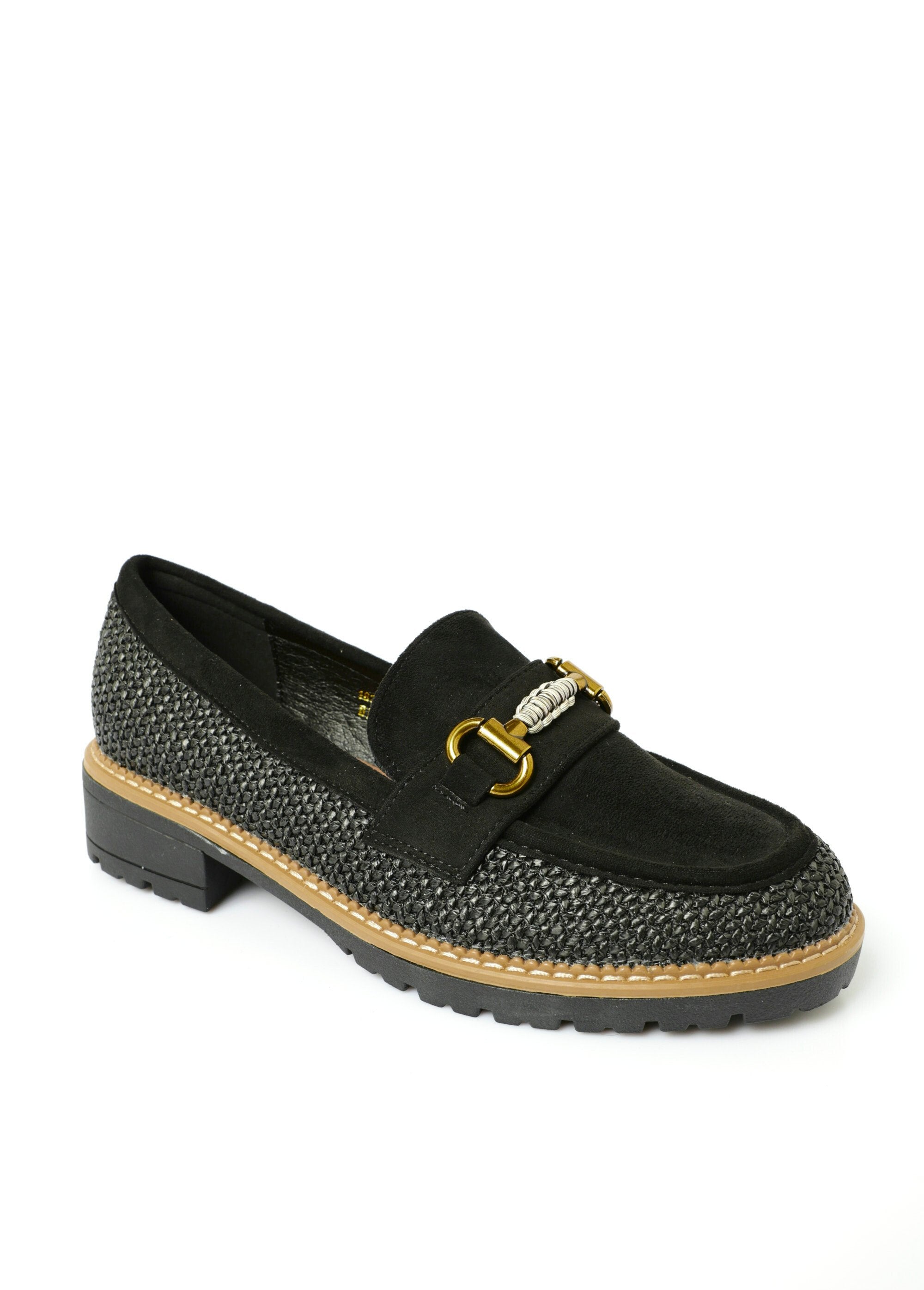 Tweekleurige_mocassin_met_mat_en_suède_effect_Noir_FA1_slim