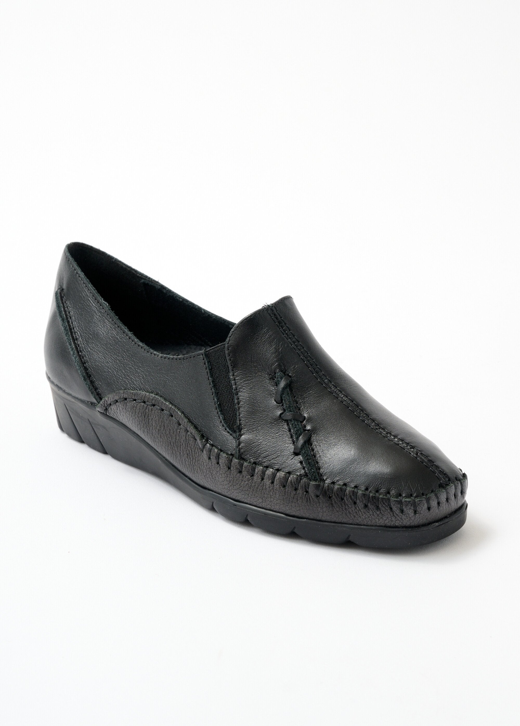 Mocassin_cuir_bi-matière_Noir_FA1_slim