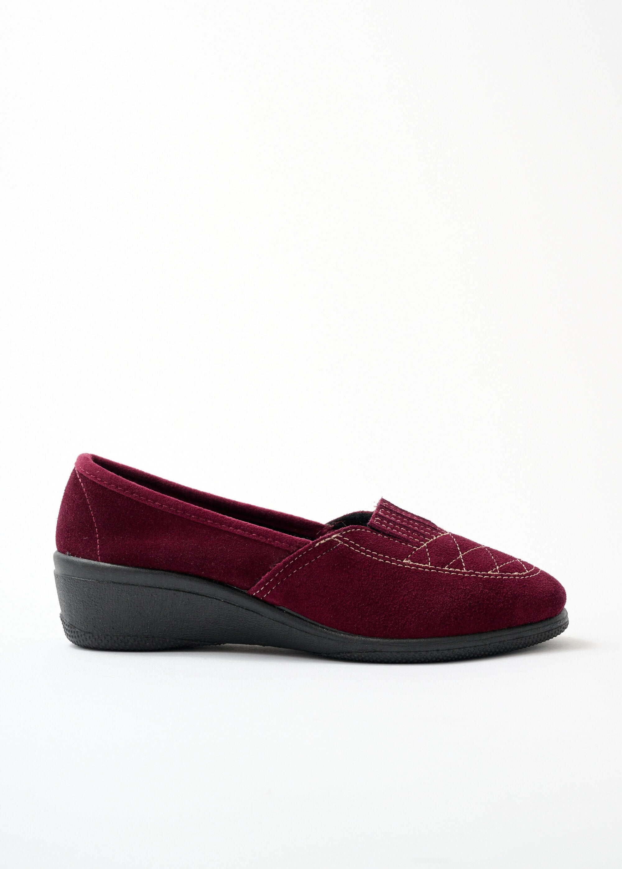 Mocassins_grande_largeur_élastiqué_cuir_Bordeaux_DR1_slim