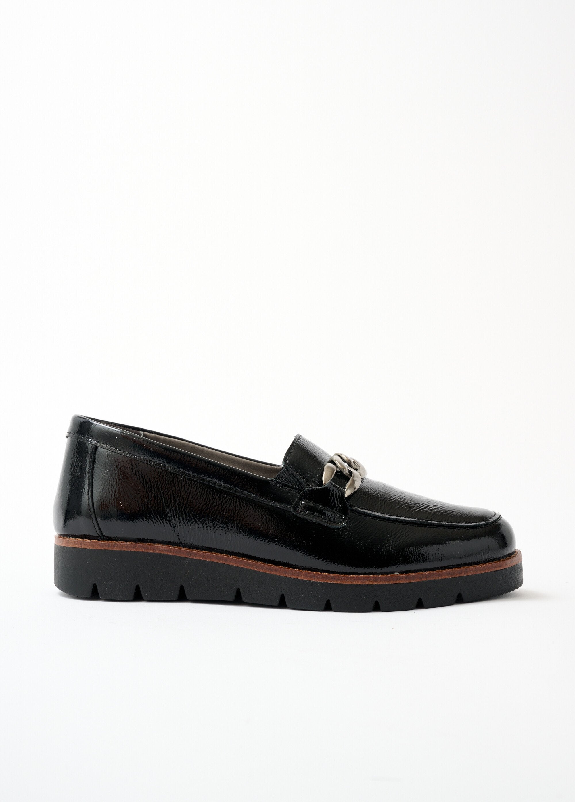 Mocassins_grande_largeur_cuir_chaîne_à_maillons_Noir_DR1_slim