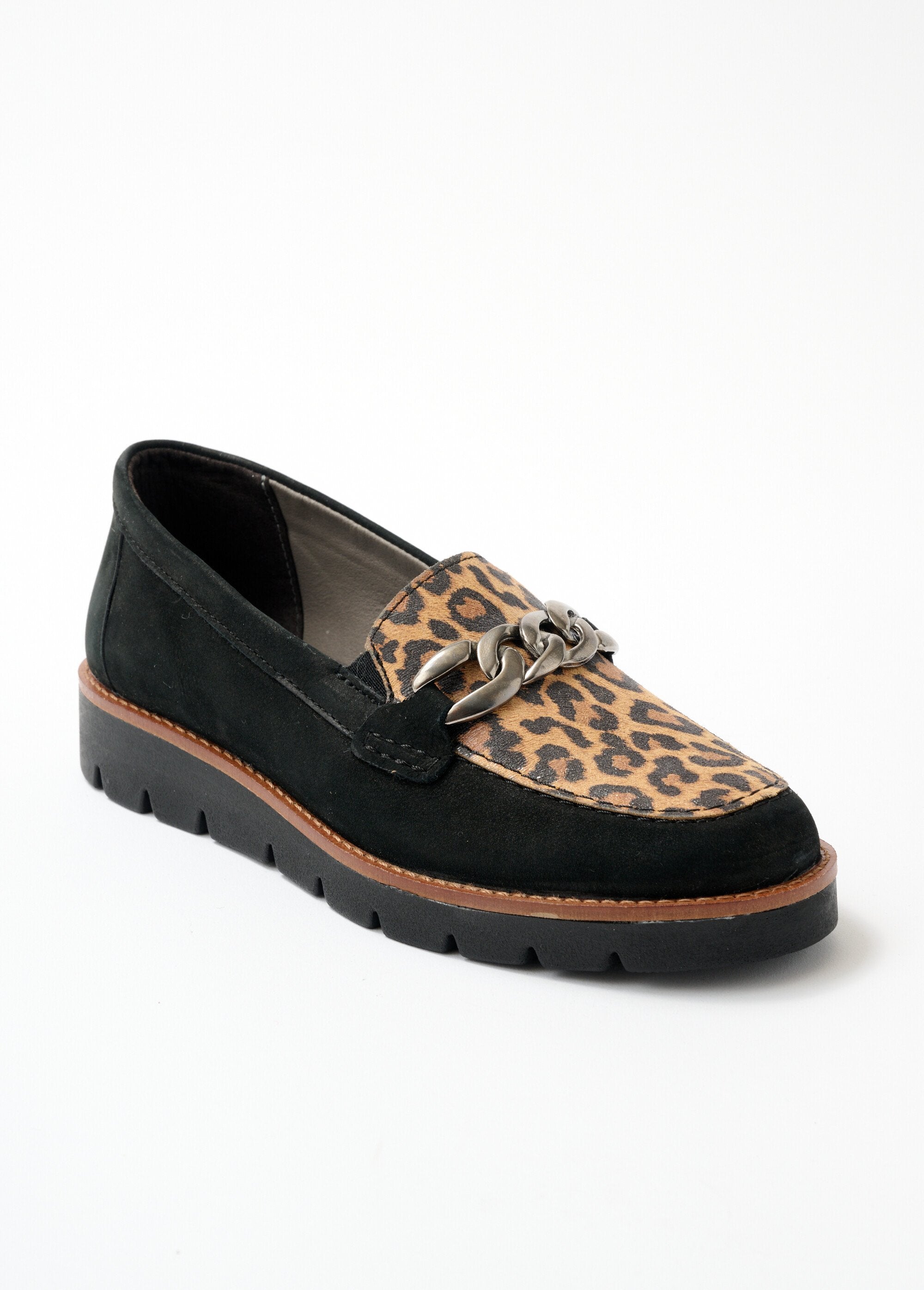 Mocassins_grande_largeur_cuir_chaîne_à_maillons_Leopard_FA1_slim