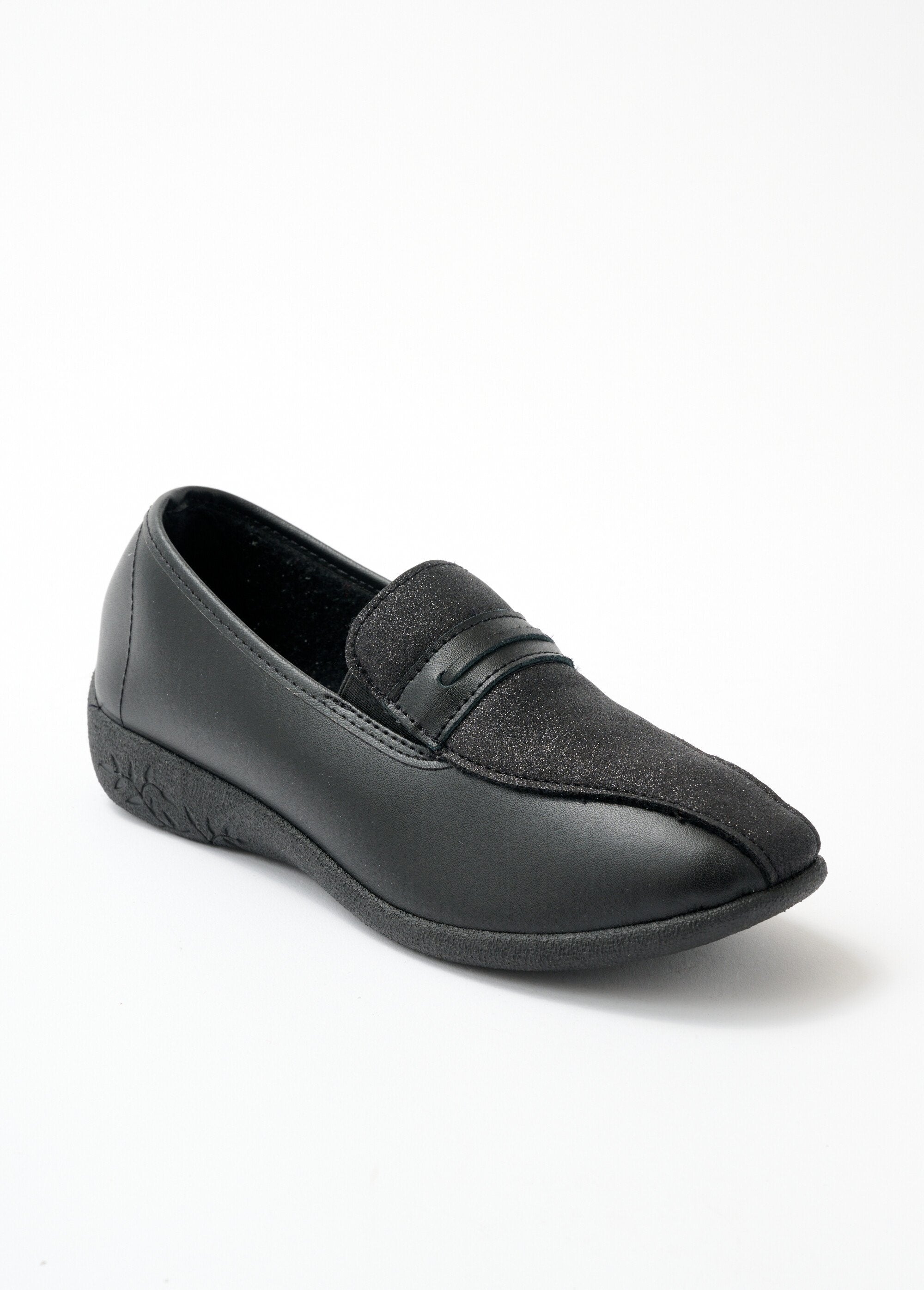 Mocassins_largeur_confort_élastiques_d'aisance_Noir_FA1_slim