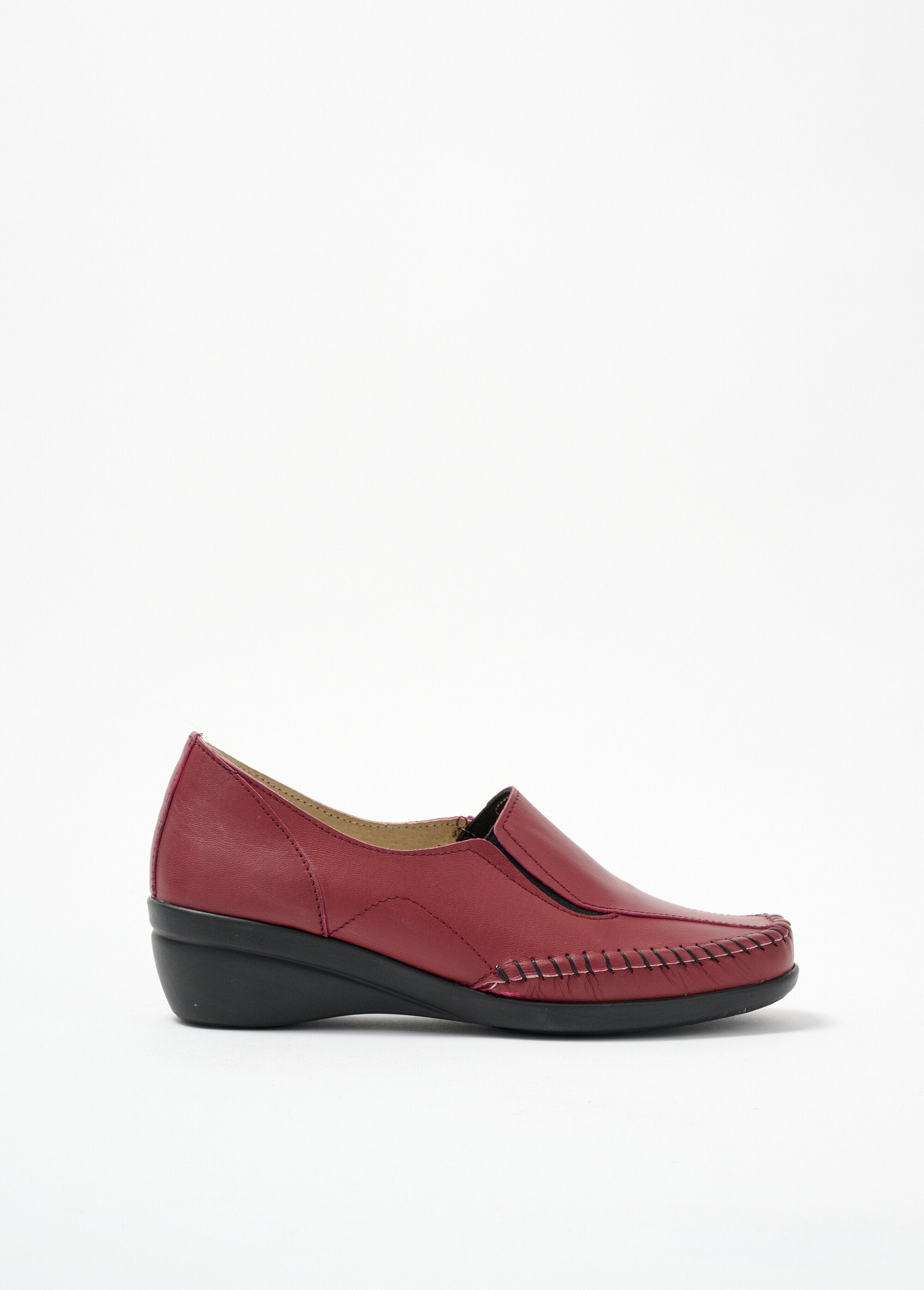 Mocassins_compensés_cuir_grande_largeur_Bordeaux_DR1_slim