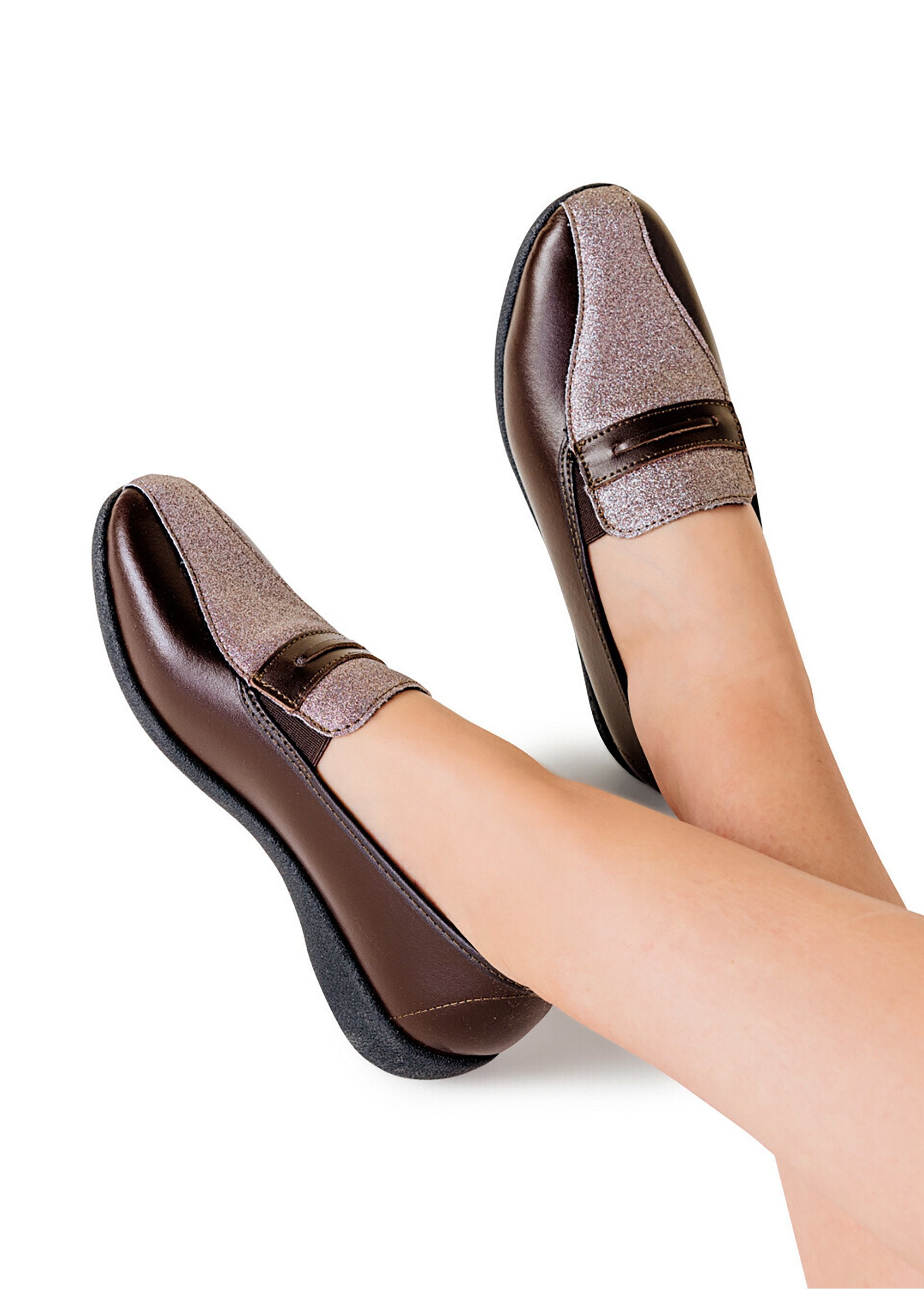 Mocassins_largeur_confort_élastiques_d'aisance_Marron_SF1_slim