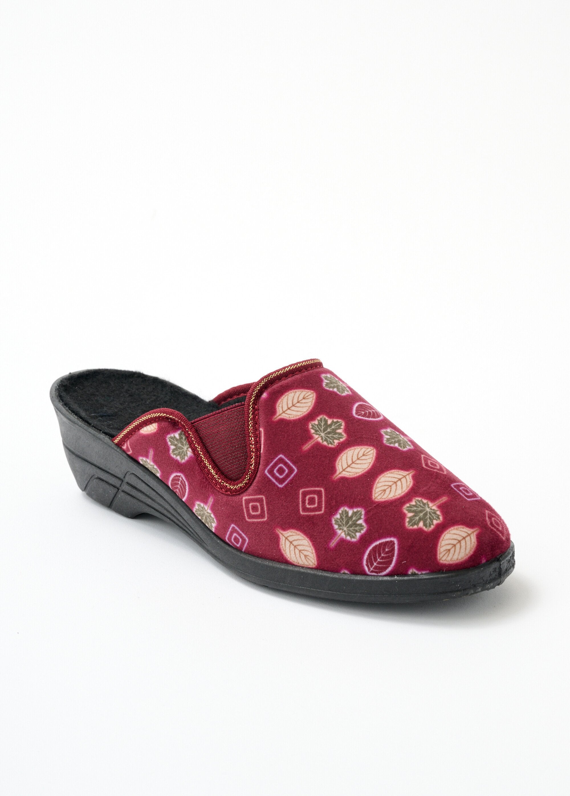 Chaussons_mule_largeur_confort_à_talons_Imprime_bordeaux_FA1_slim