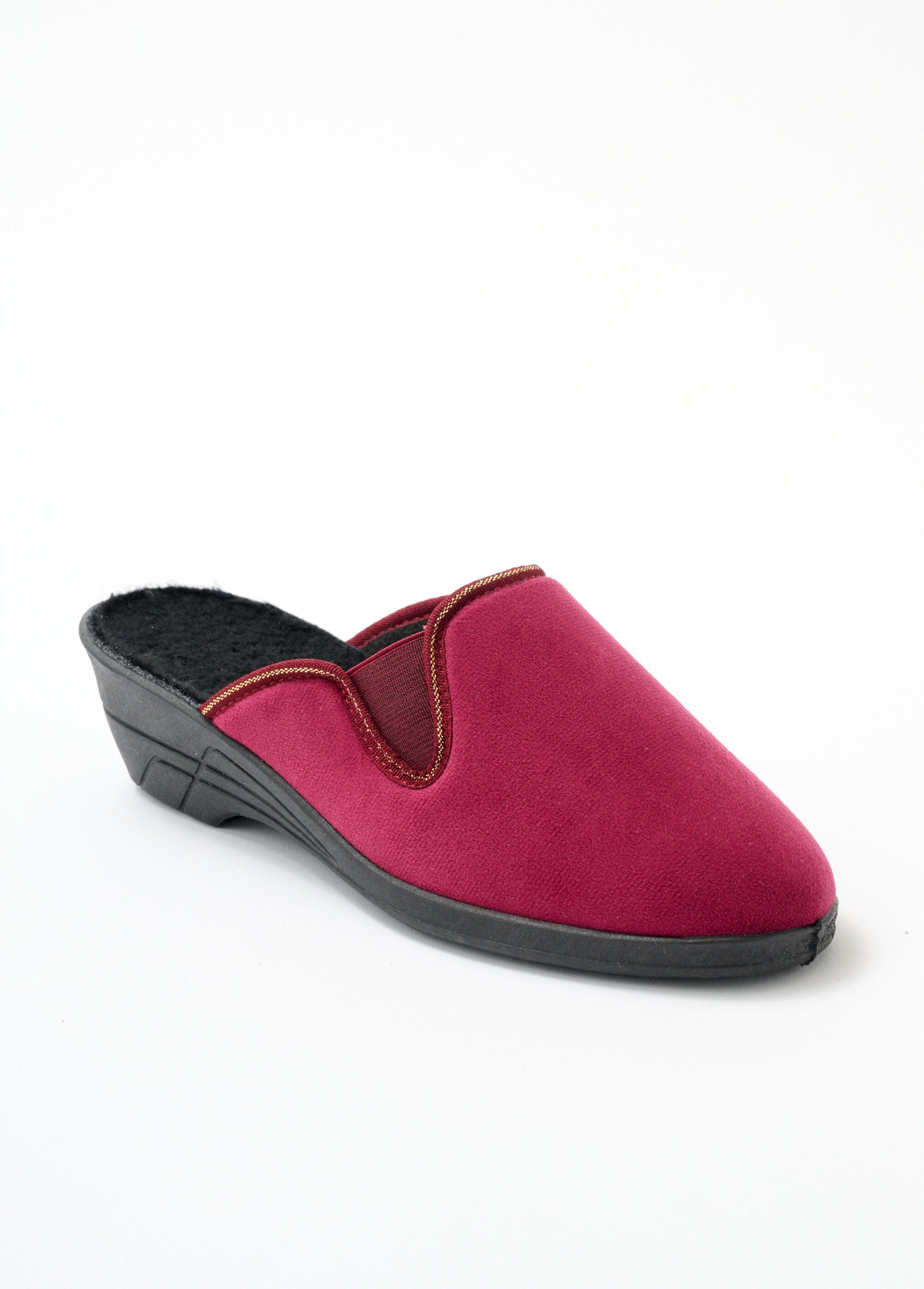 Chaussons_mule_largeur_confort_à_talons_Uni_bordeaux_FA1_slim