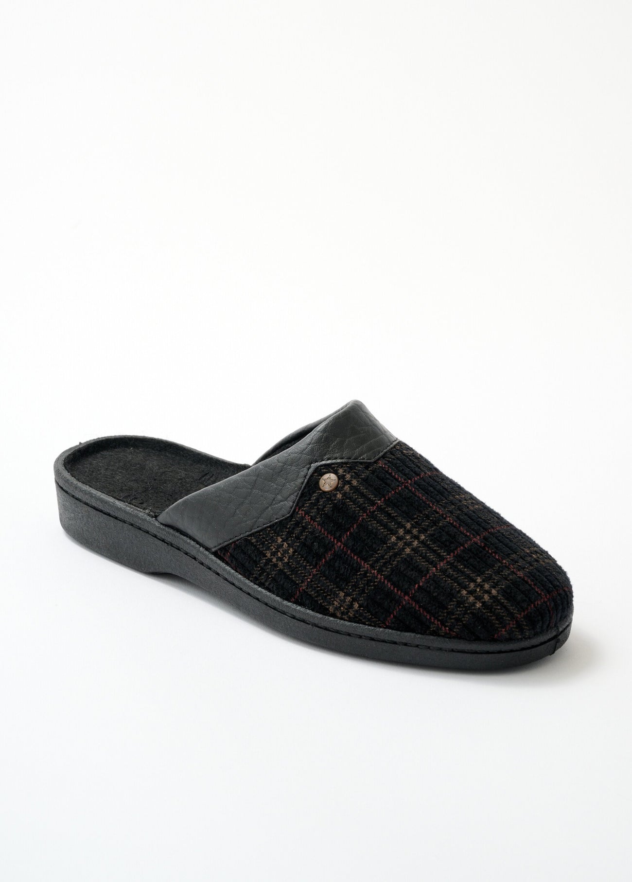 Chaussons Velours Sulka Taille 12L - Bordeaux Avec Monogramme RBM - Occasion