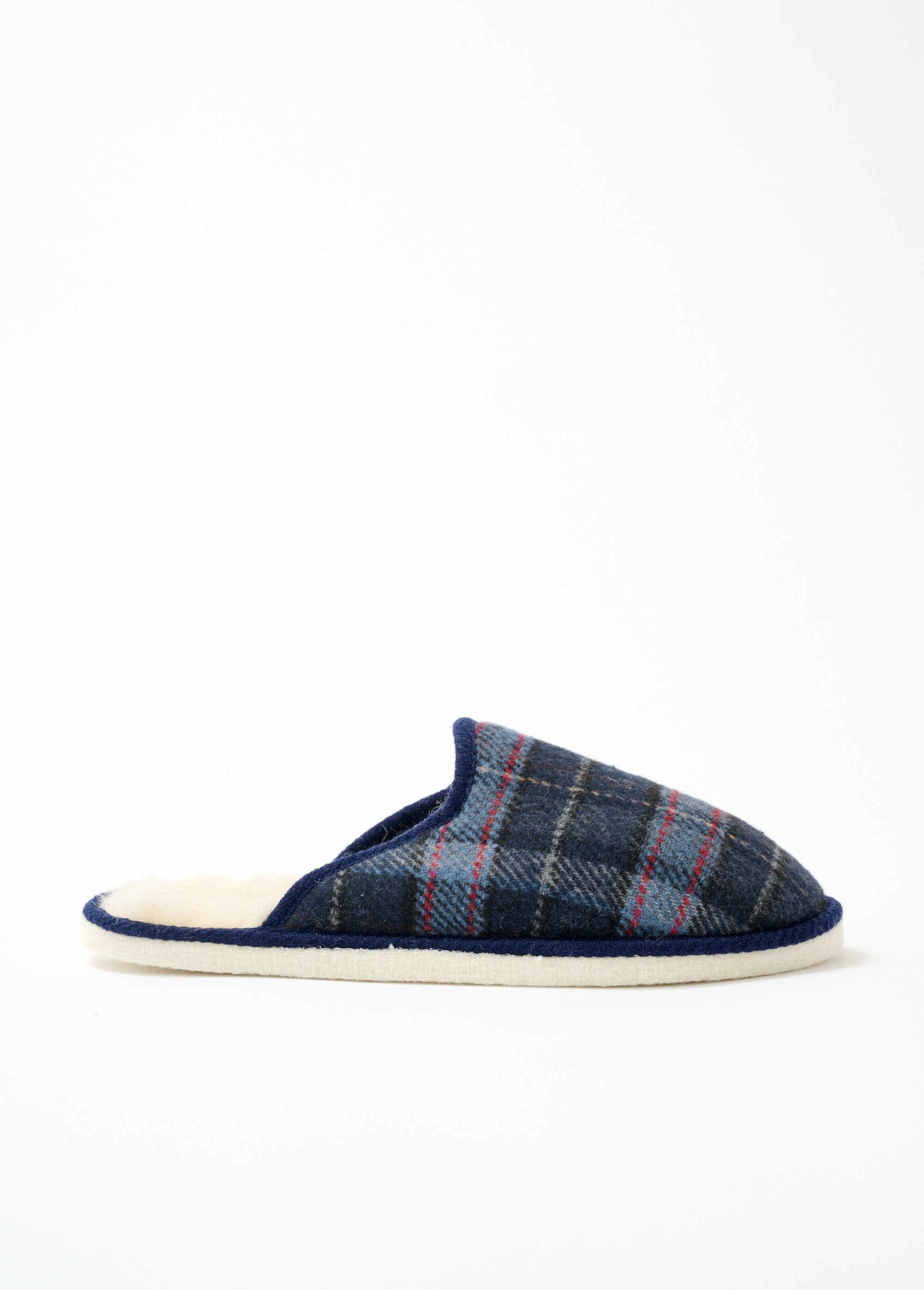 Chaussons_mules_mixtes_tissu_écossais_Ecossais_bleu_DR1_slim