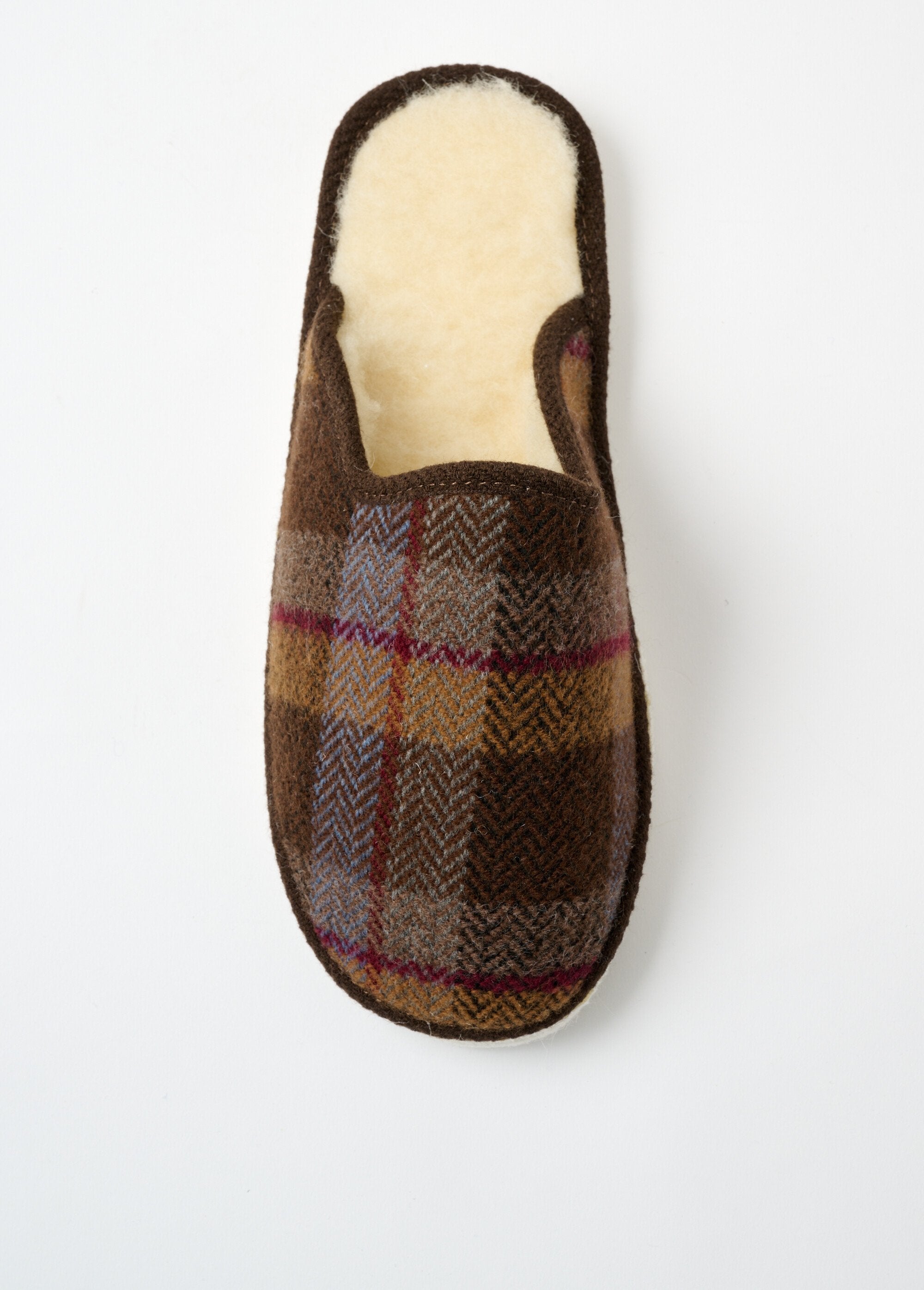 Chaussons_mules_mixtes_tissu_écossais_Ecossais_marron_OV1_slim