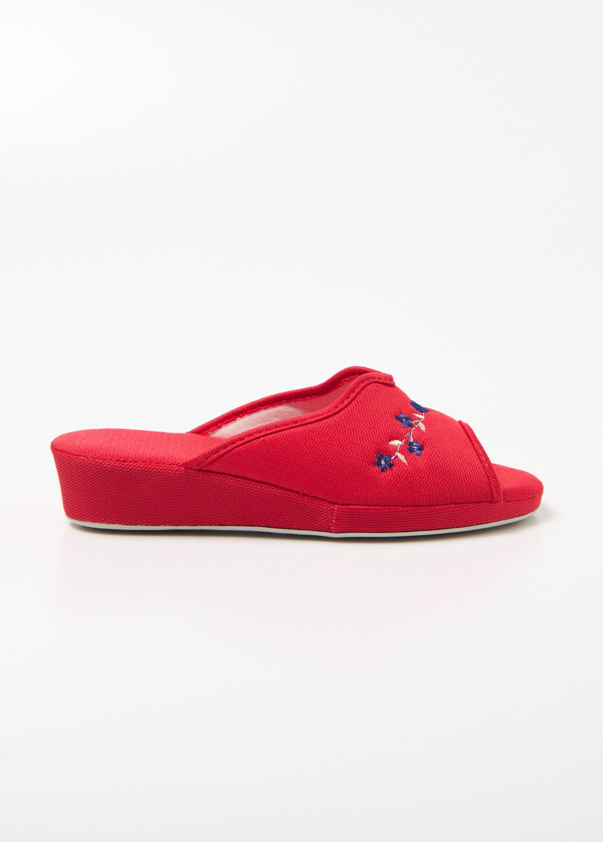 Mules_largeur_confort_brodées_talon_compensé_enrobé_Rouge_DR1_slim