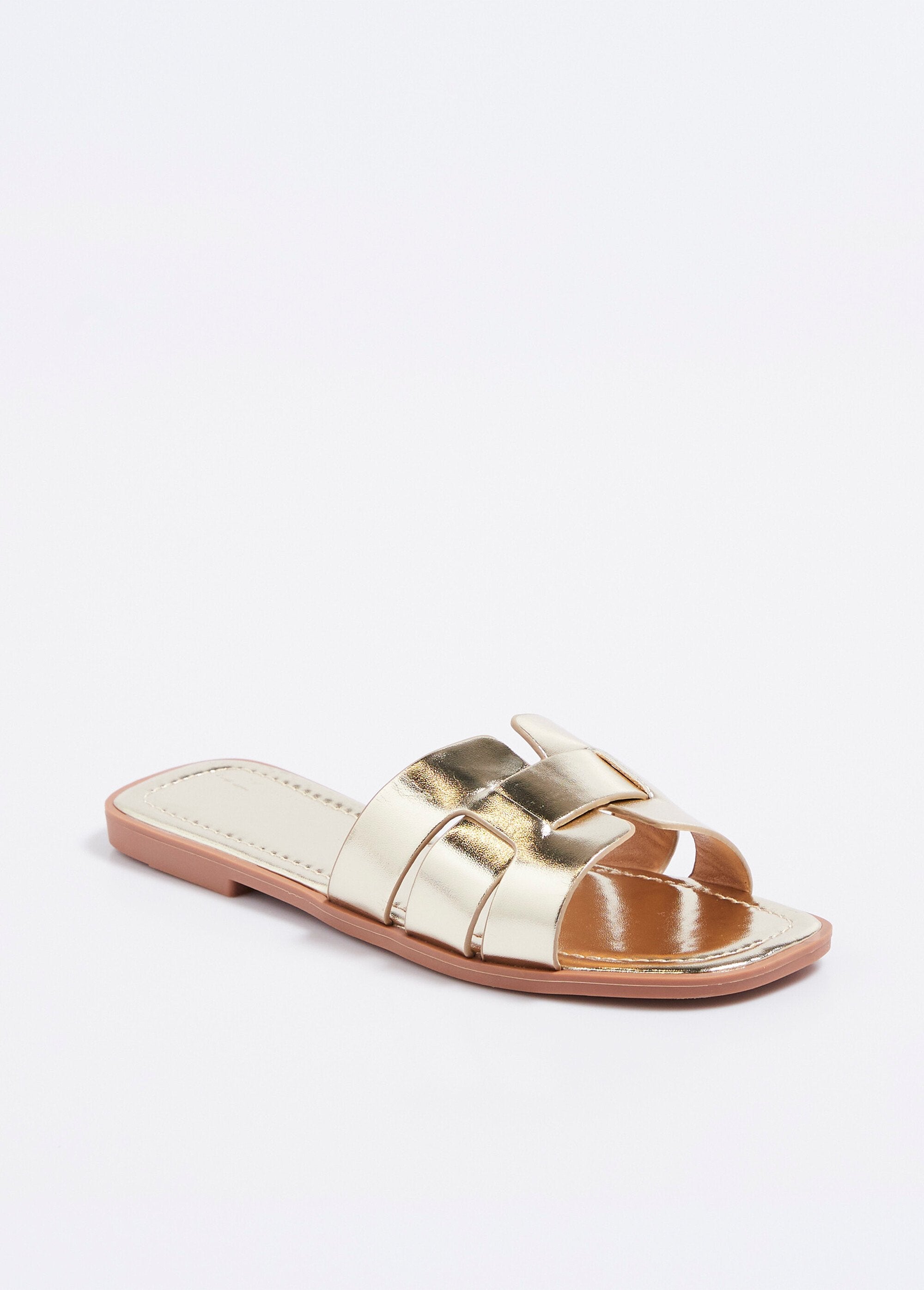 Chic_flat_mules_with_straps_Golden_FA1_slim