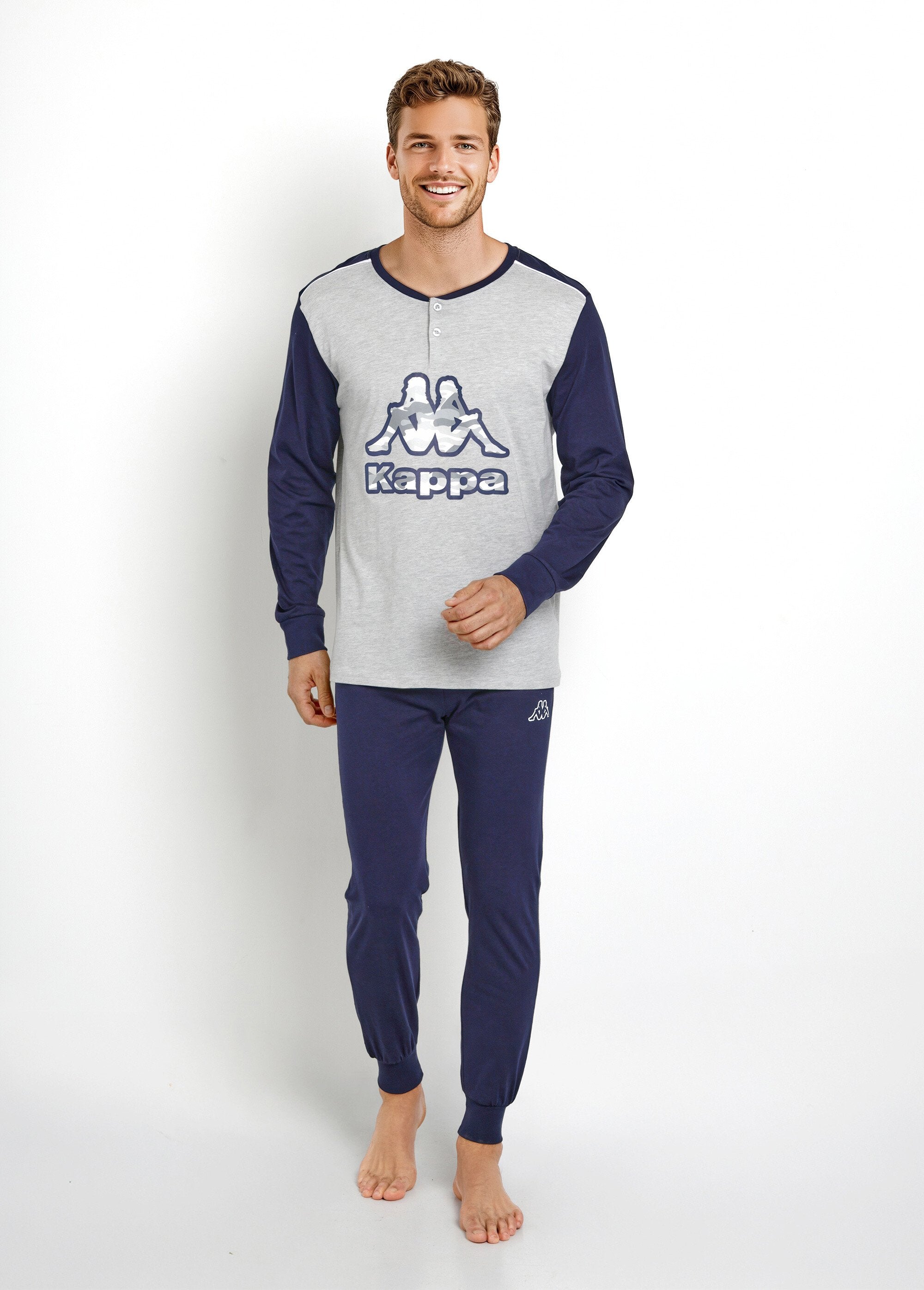 Lange_katoenen_pyjama_met_logo_Bleu_FA1_slim