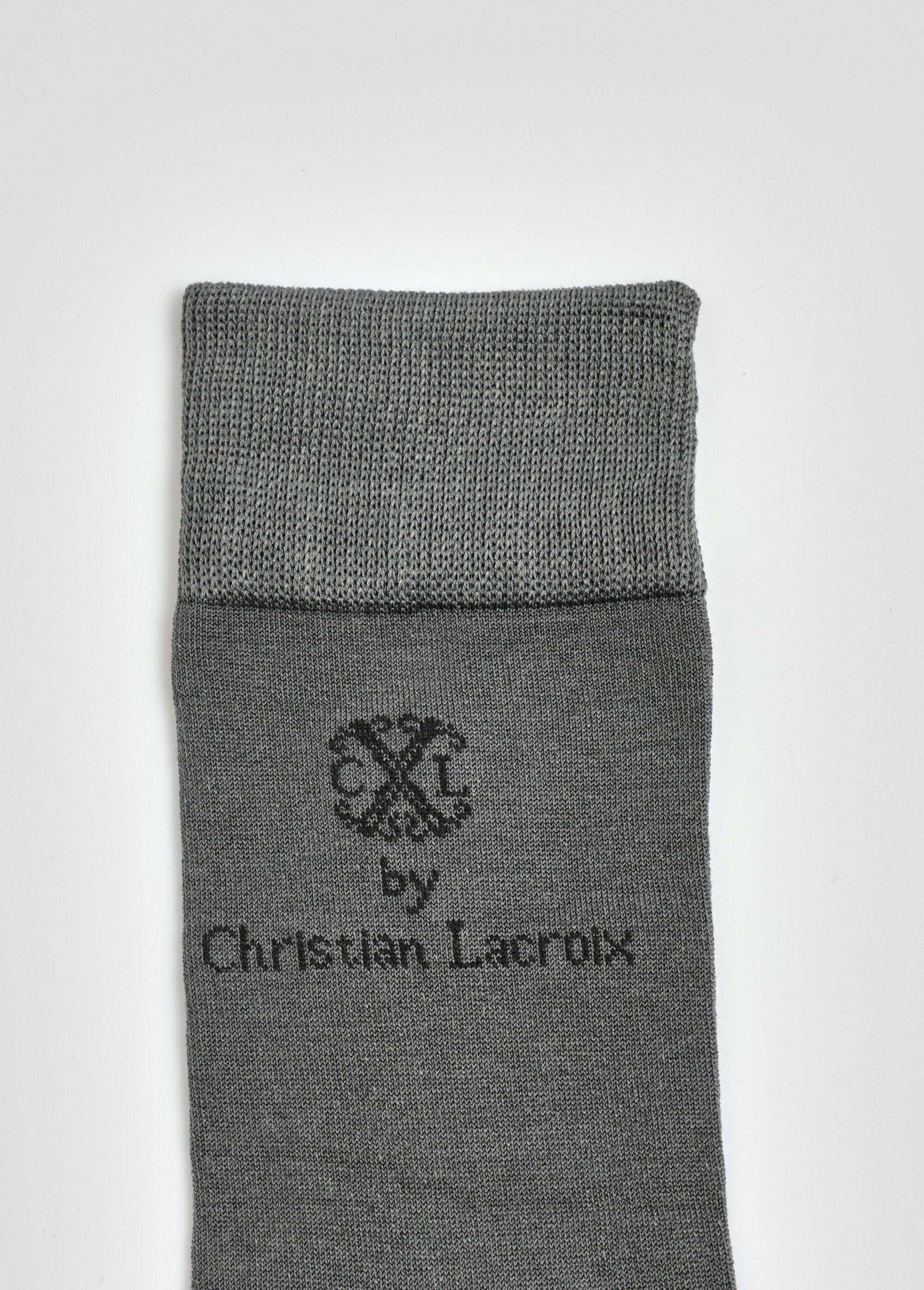 Paire_de_chaussettes_coton_mercerisé_Gris_clair_DE2_slim
