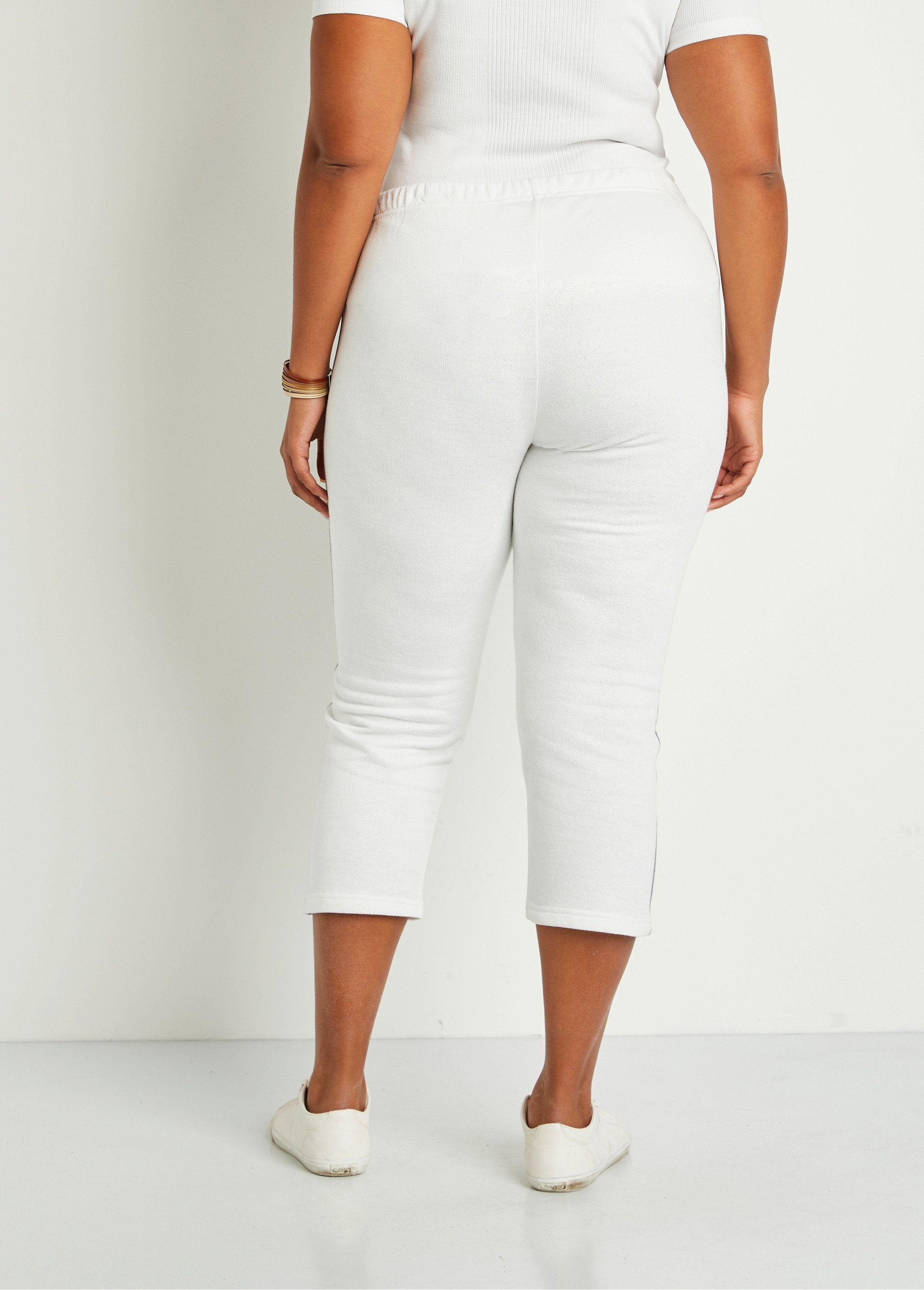 Pantacourt_de_détente_ceinture_élastiquée_molleton_Blanc_DO1_curvy