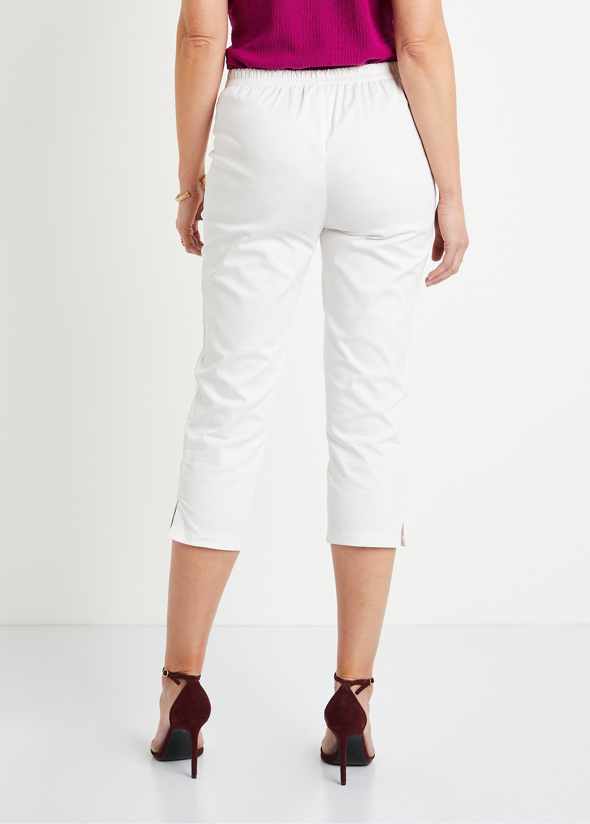 Pantacourt_taille_semi_élastiquée_satin_Blanc_DO1_slim