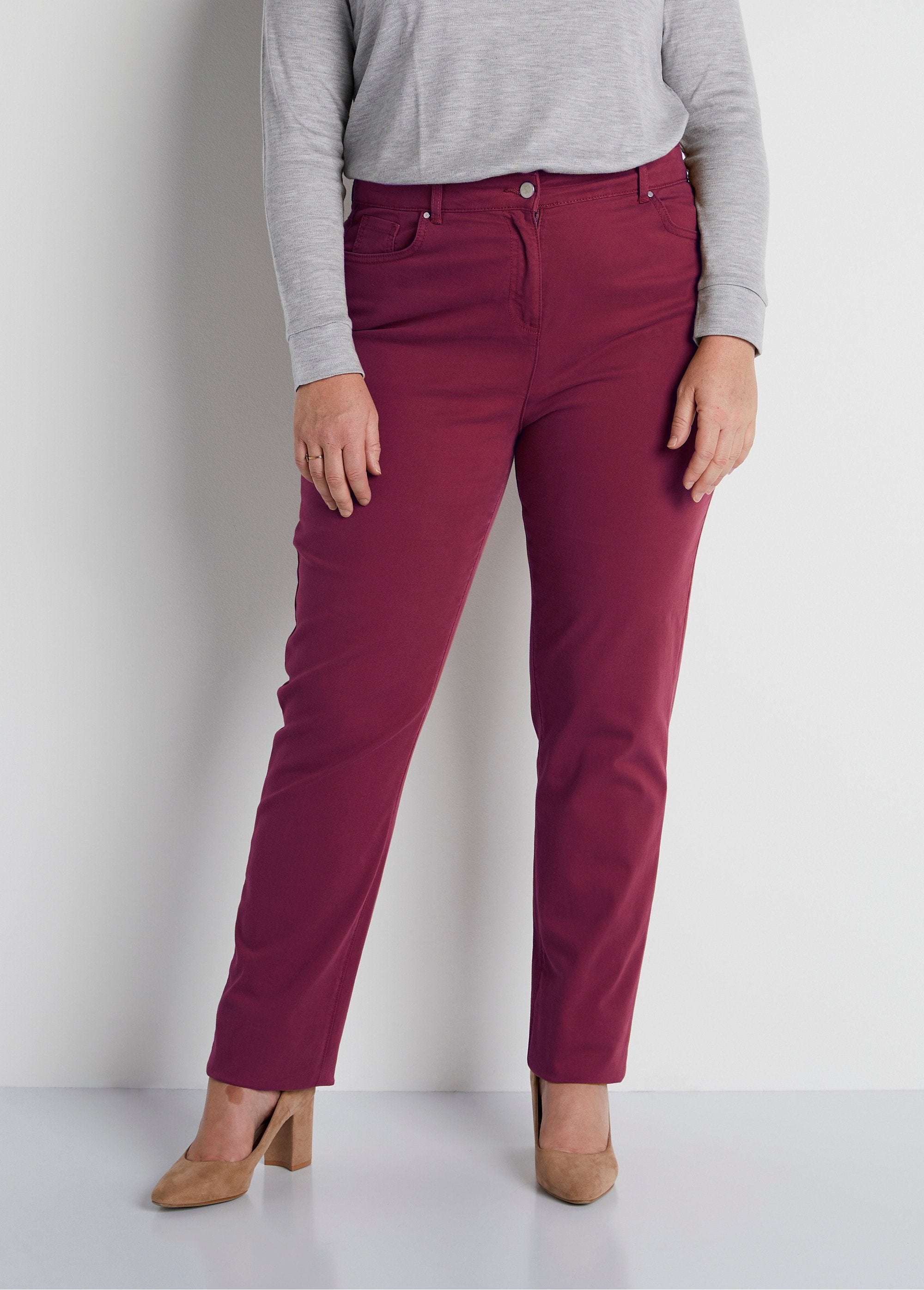 Pantalon_droit_5_poches_coton_stretch_Bordeaux_FA2_curvy