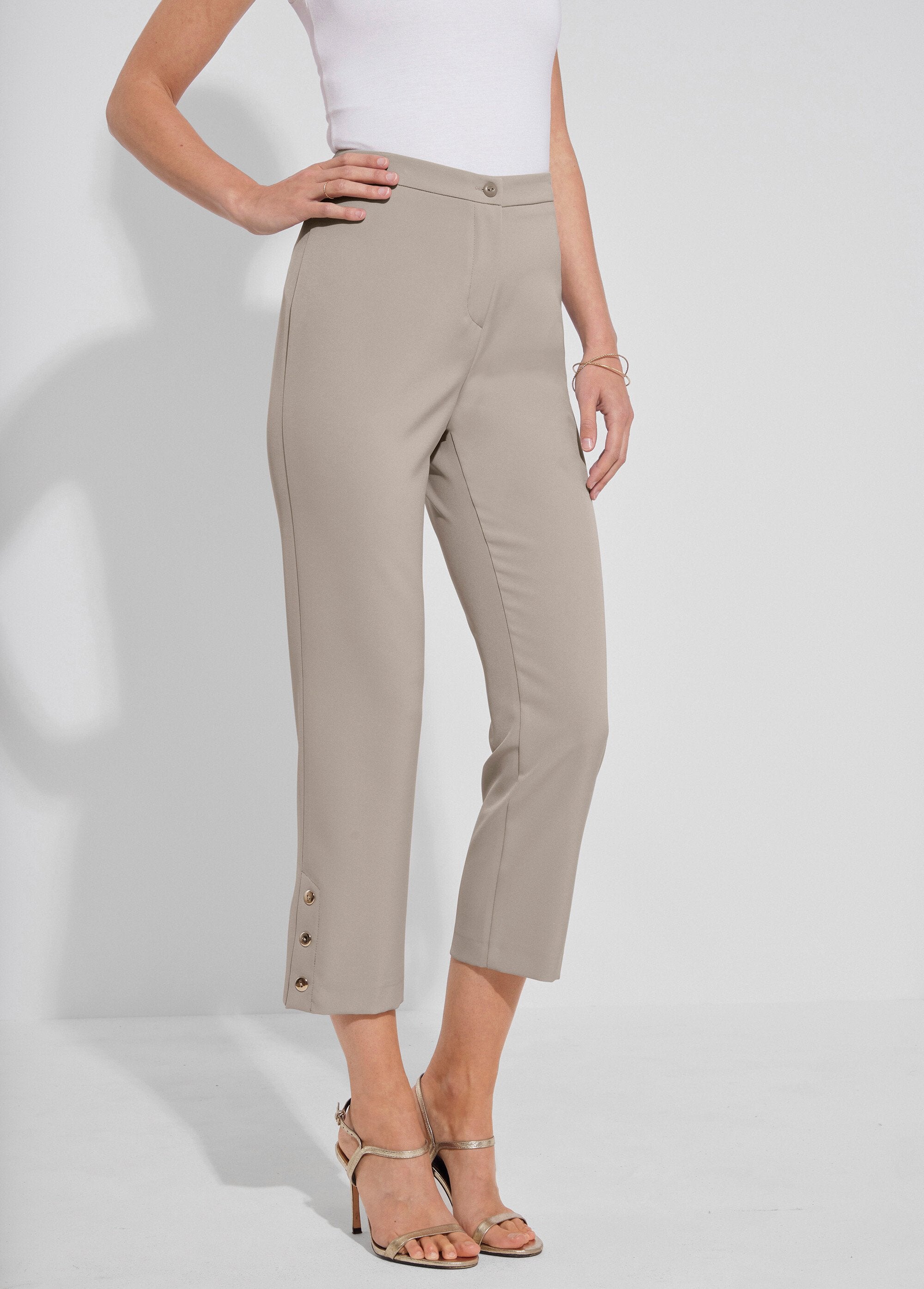 Pantalon_droit_7/8e_uni_infroissable_Sable_FA1_slim