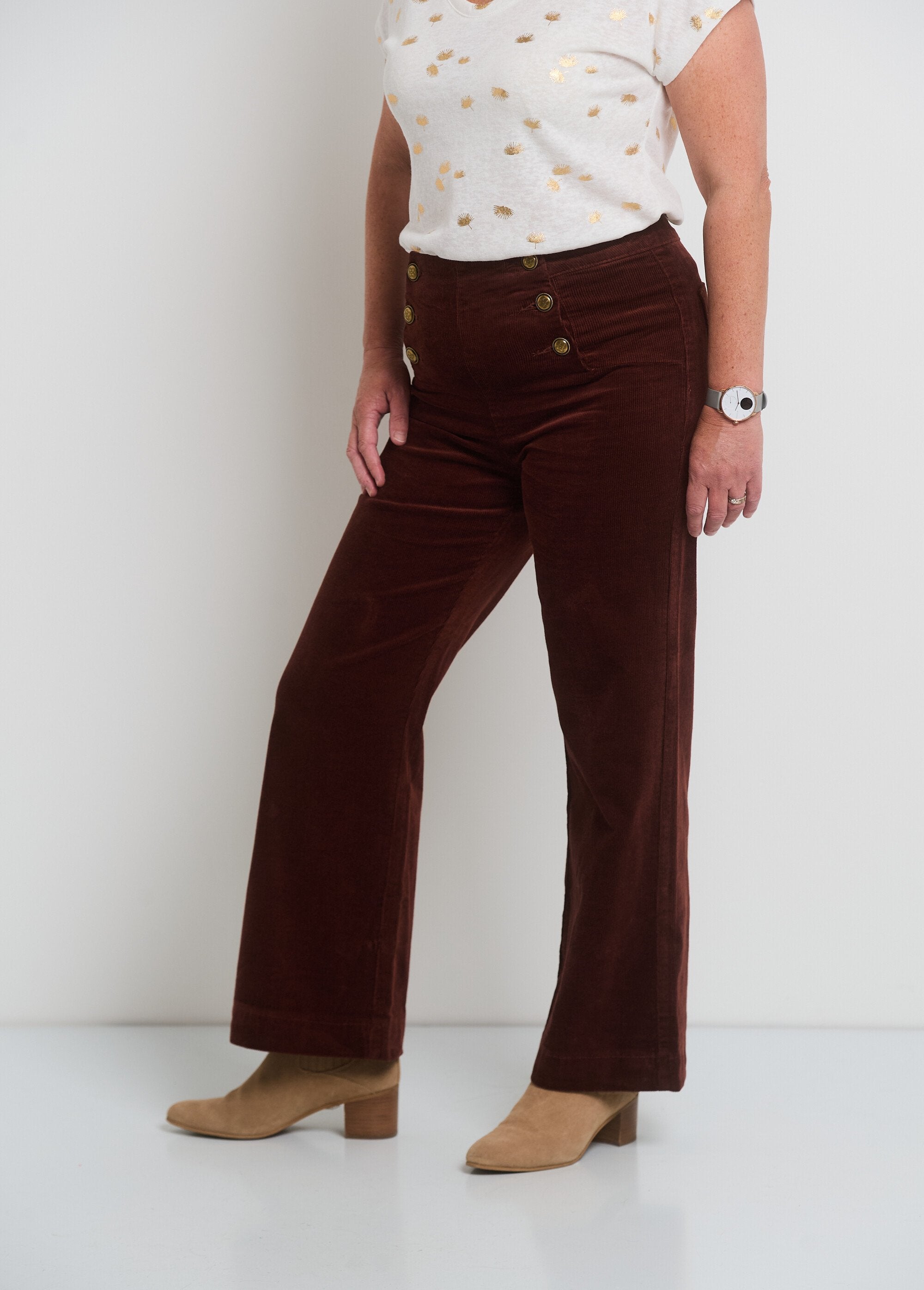 Fluwelen_flare_broek_Marron_GA1_slim