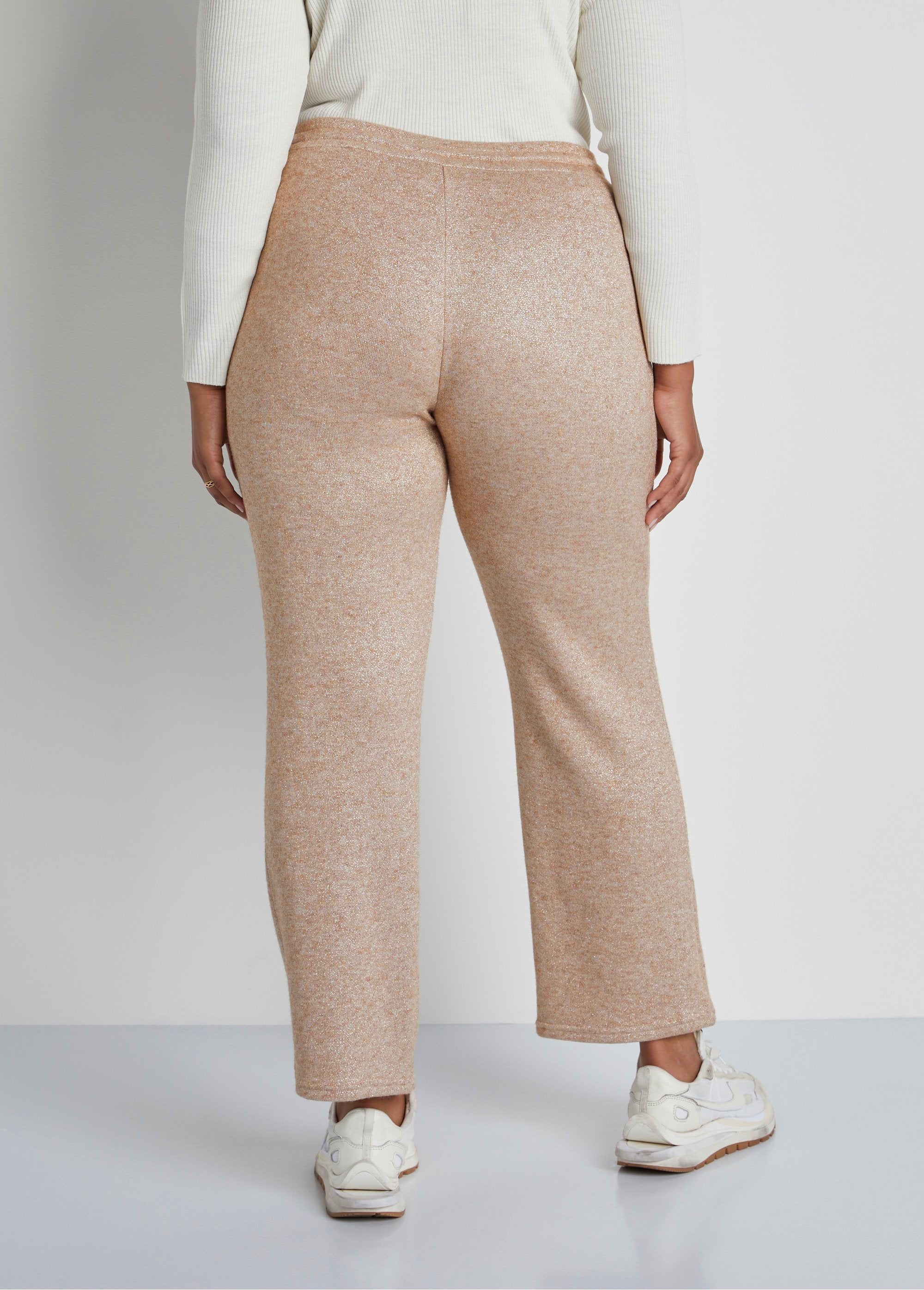 Pantalon_de_jogging_maille_brillante_Beige_irise_DO1_curvy