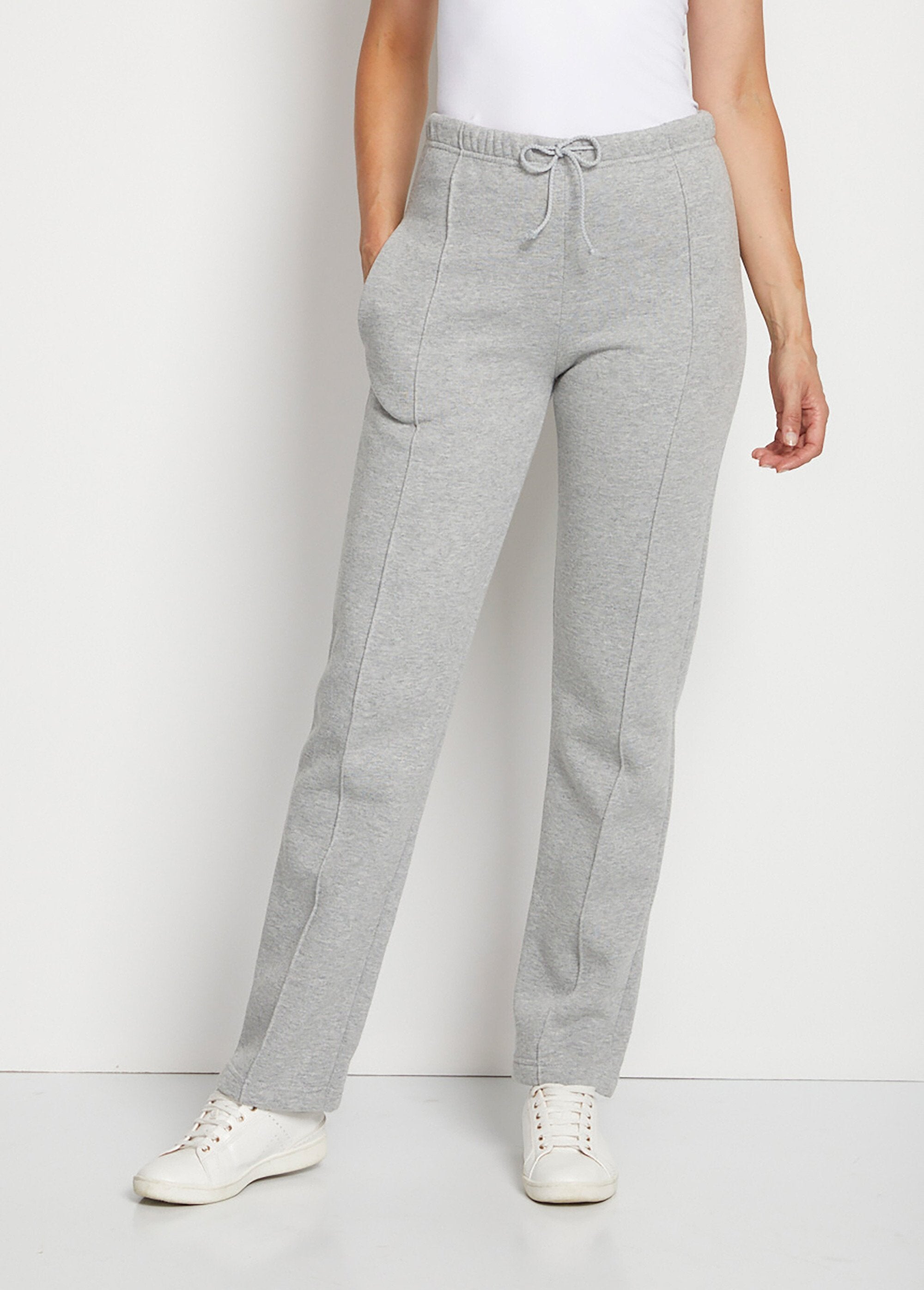 Pantalon_détente_ceinture_élastiquée_molleton_Gris_clair_FA1_slim