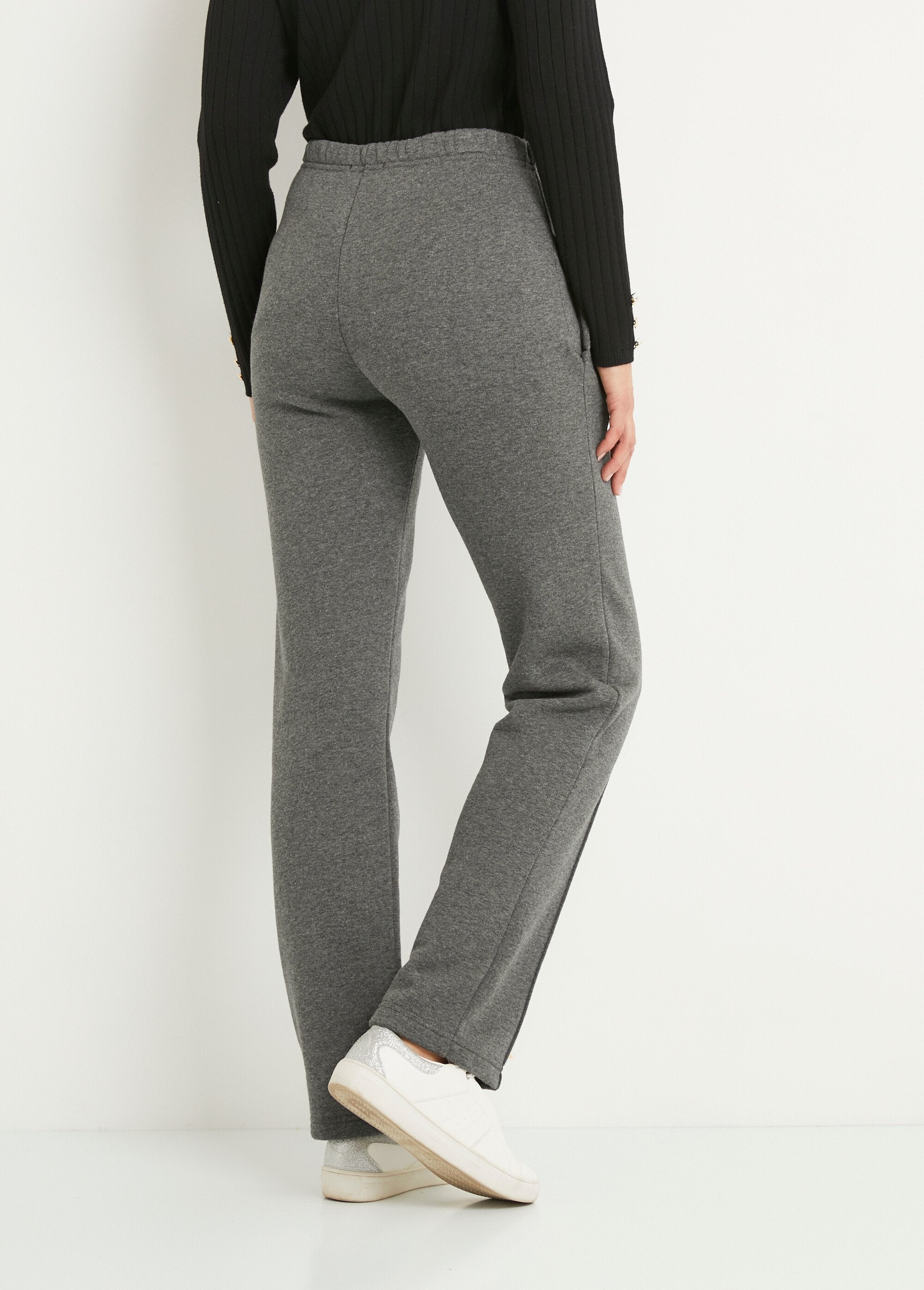 Pantalon_détente_ceinture_élastiquée_molleton_Gris_anthracite_DO1_slim