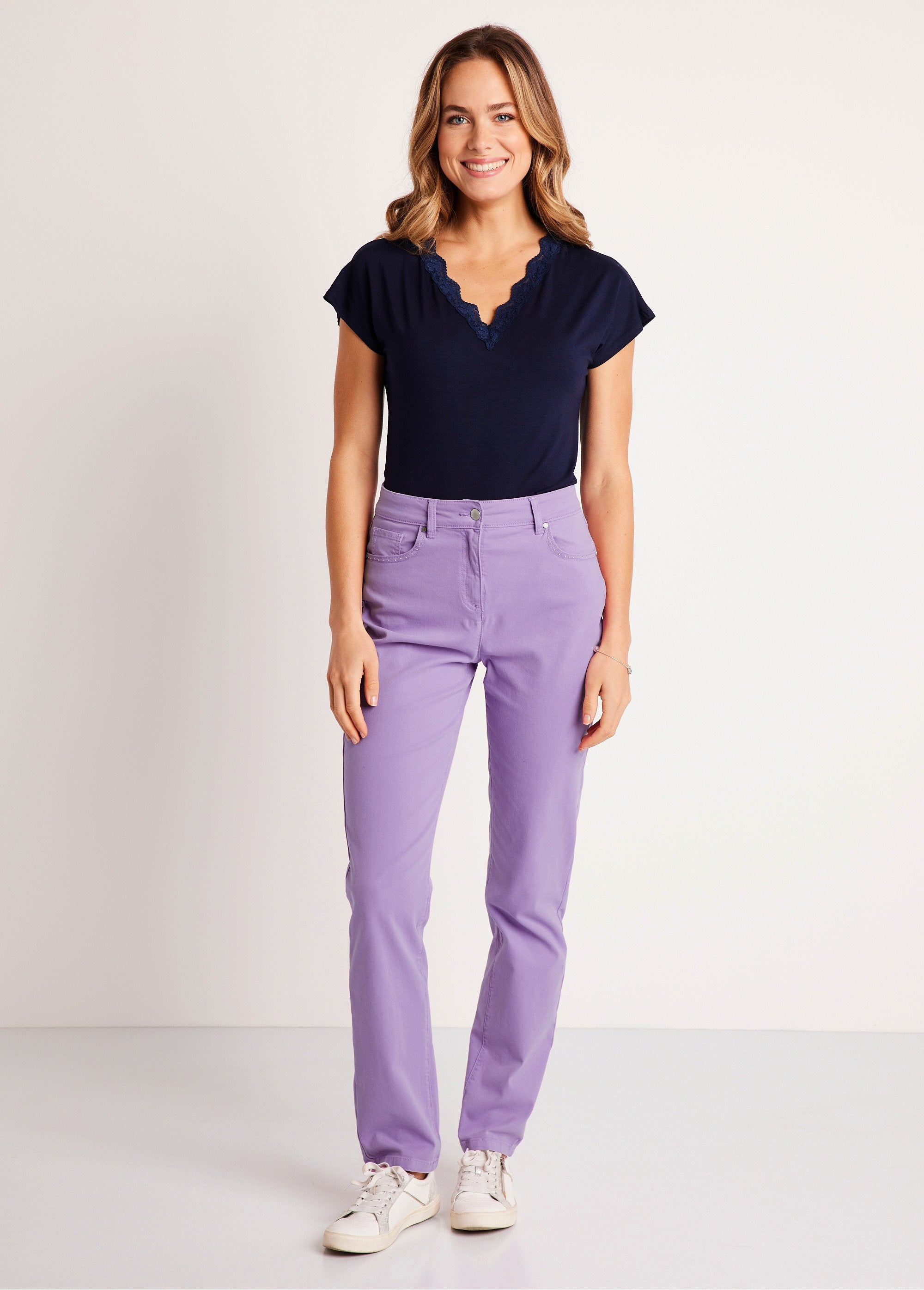 Pantalon_droit_5_poches_coton_stretch_Violet_SF1_slim