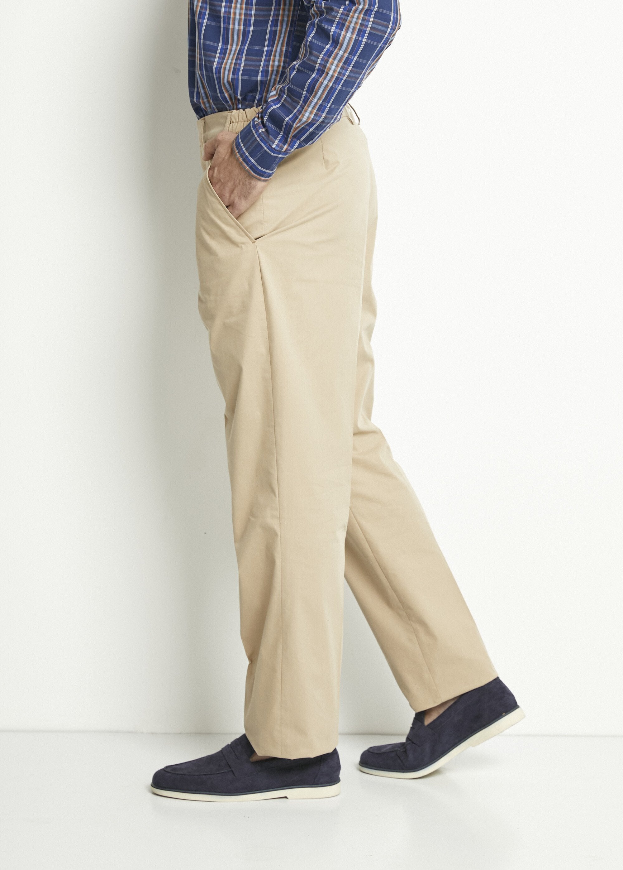 Pantalon_droit_ceinture_élastiquée_confort_Beige_DR1_slim