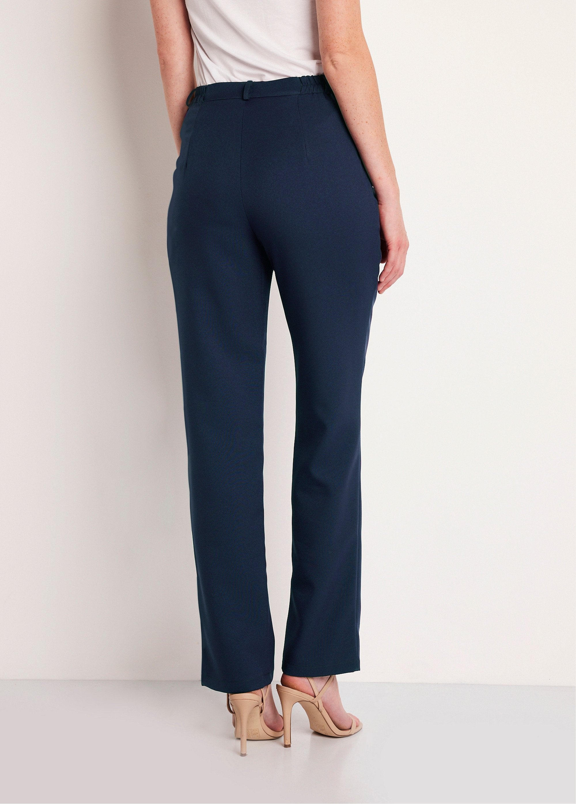 Pantalon_droit_uni_taille_semi_élastiquée_Marine_DO1_slim