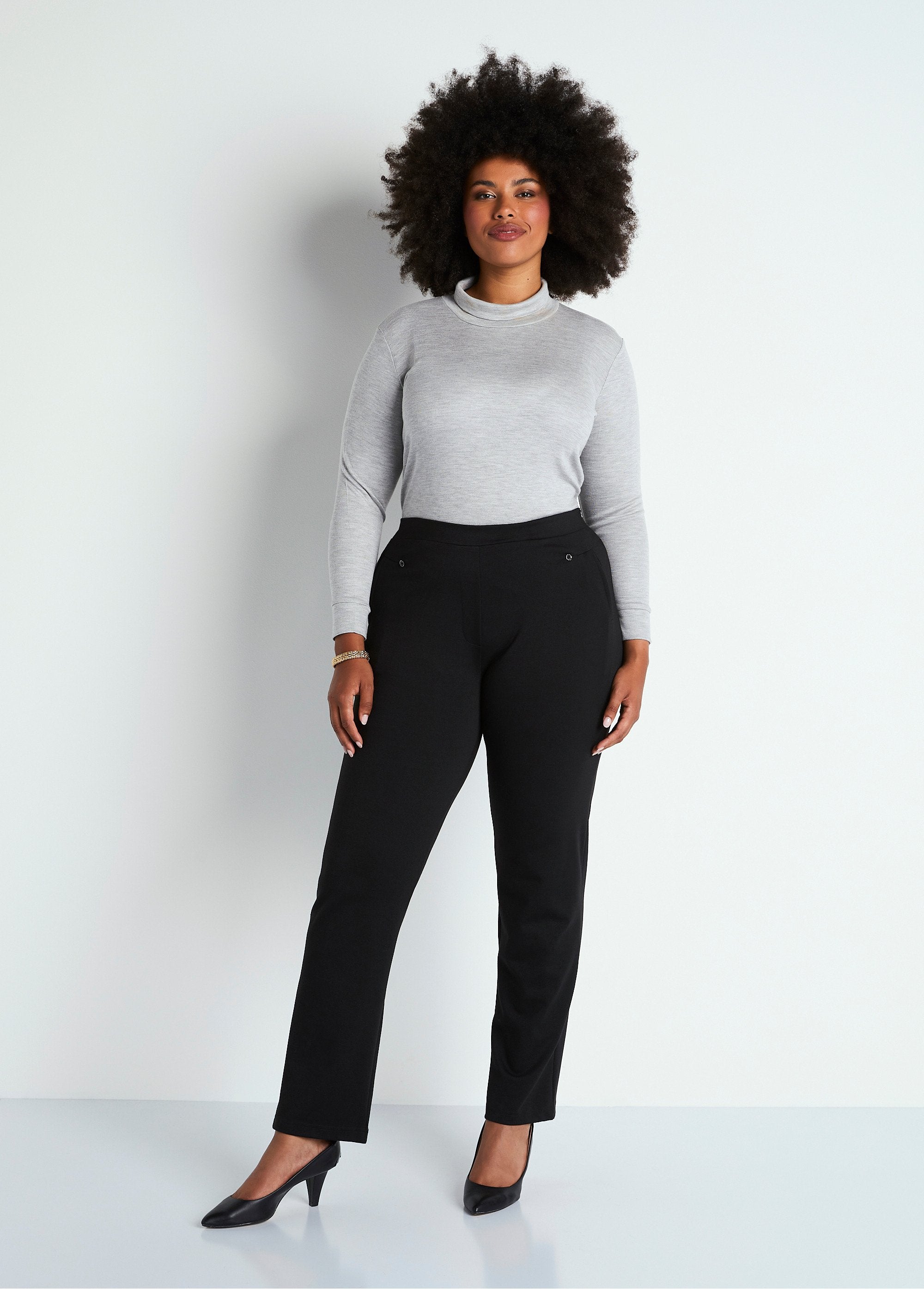 Rechte_broek_met_semi-elastische_tailleband_Effen_zwart_SF1_curvy