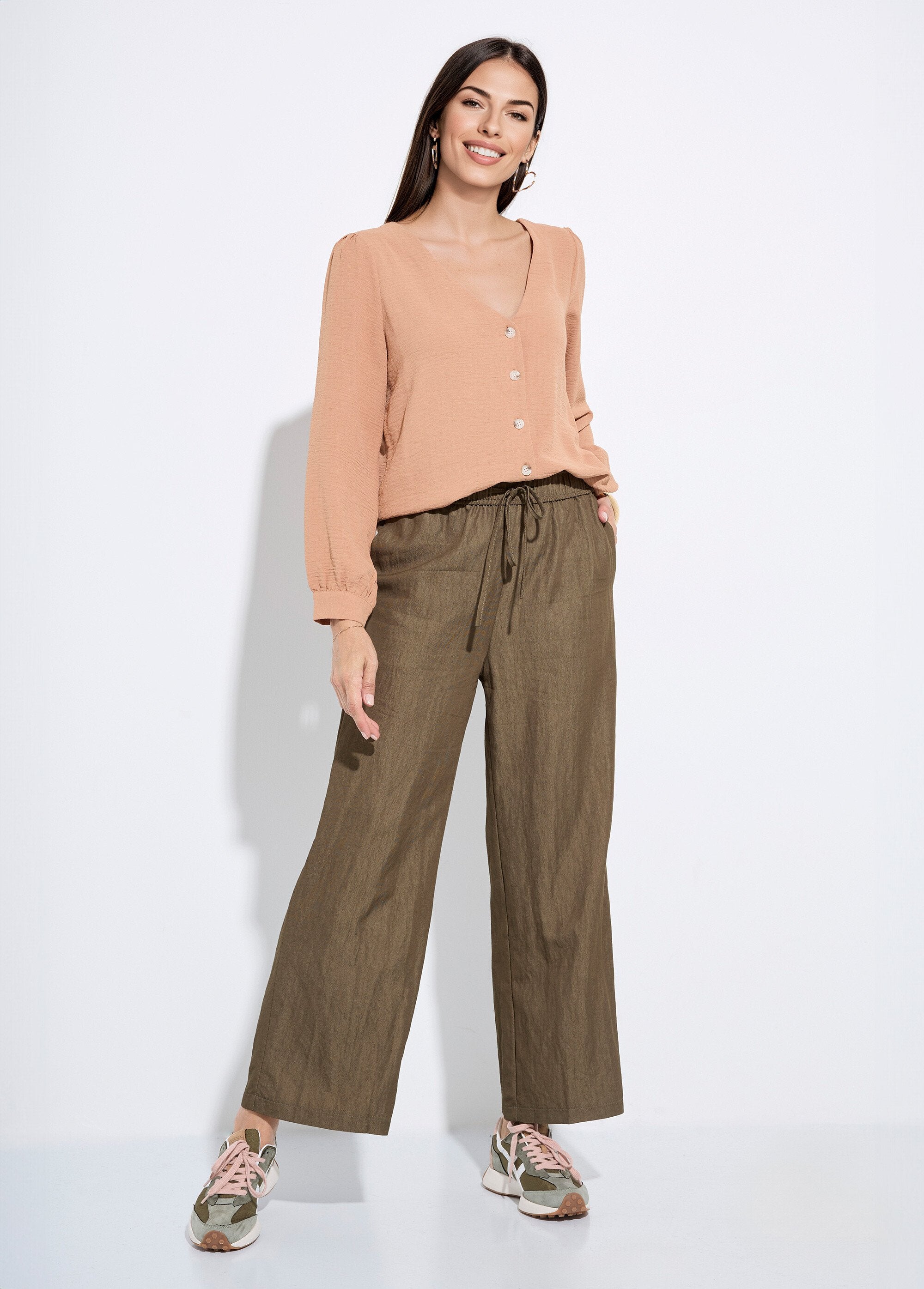 Effen_broek_van_elastische_keperstof_Kaki_SF1_slim