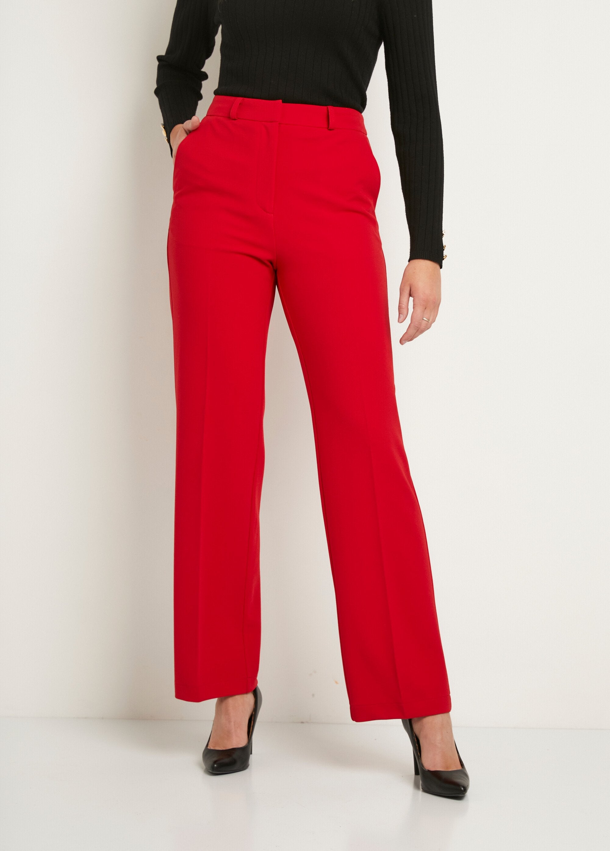 Vloeiende_broek_met_wijde_pijpen_in_effen_stretchbreisel_Rouge_FA1_slim