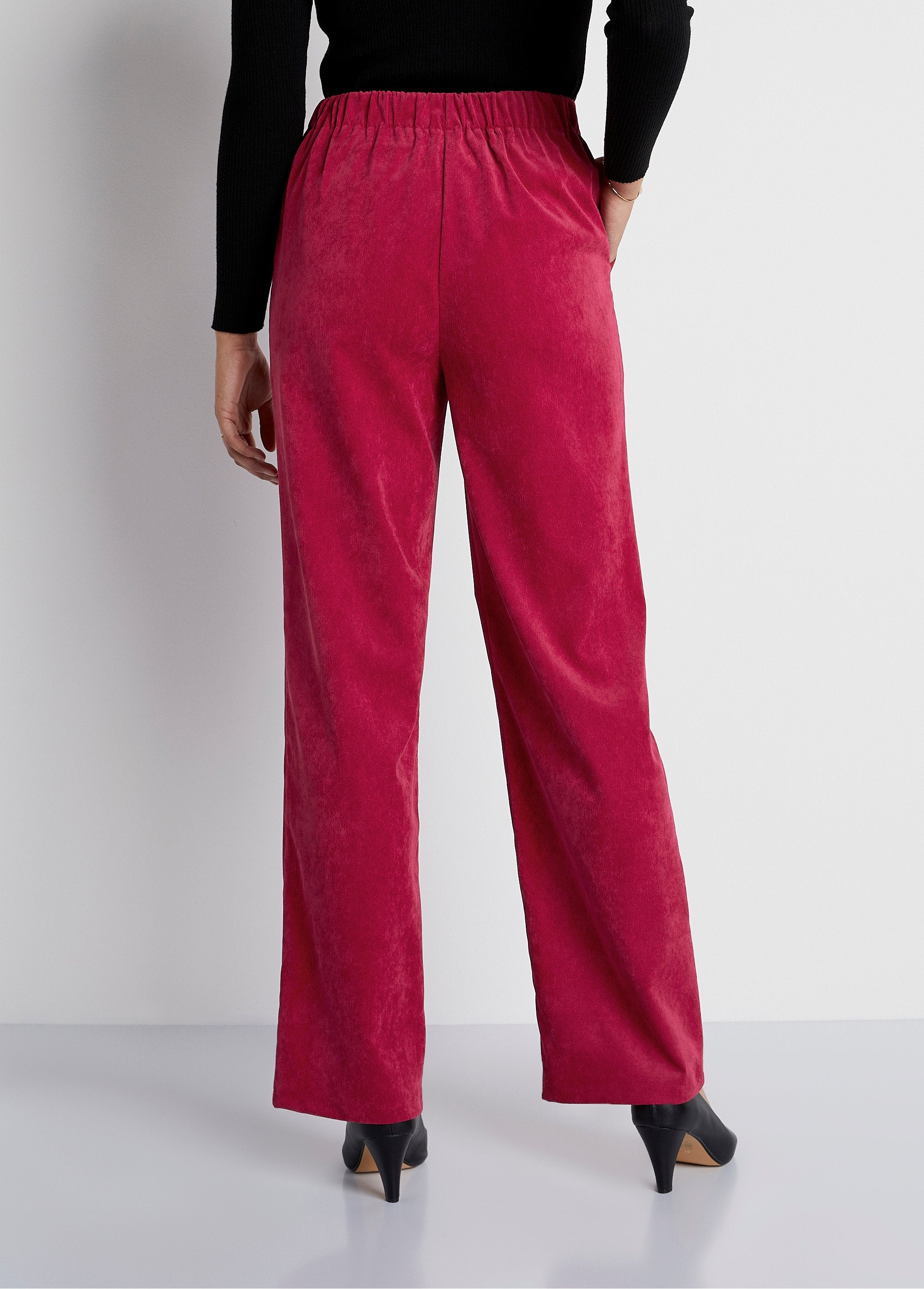 Pantalon_large_velours_milleraies_effet_pont_Rouge_DO1_slim