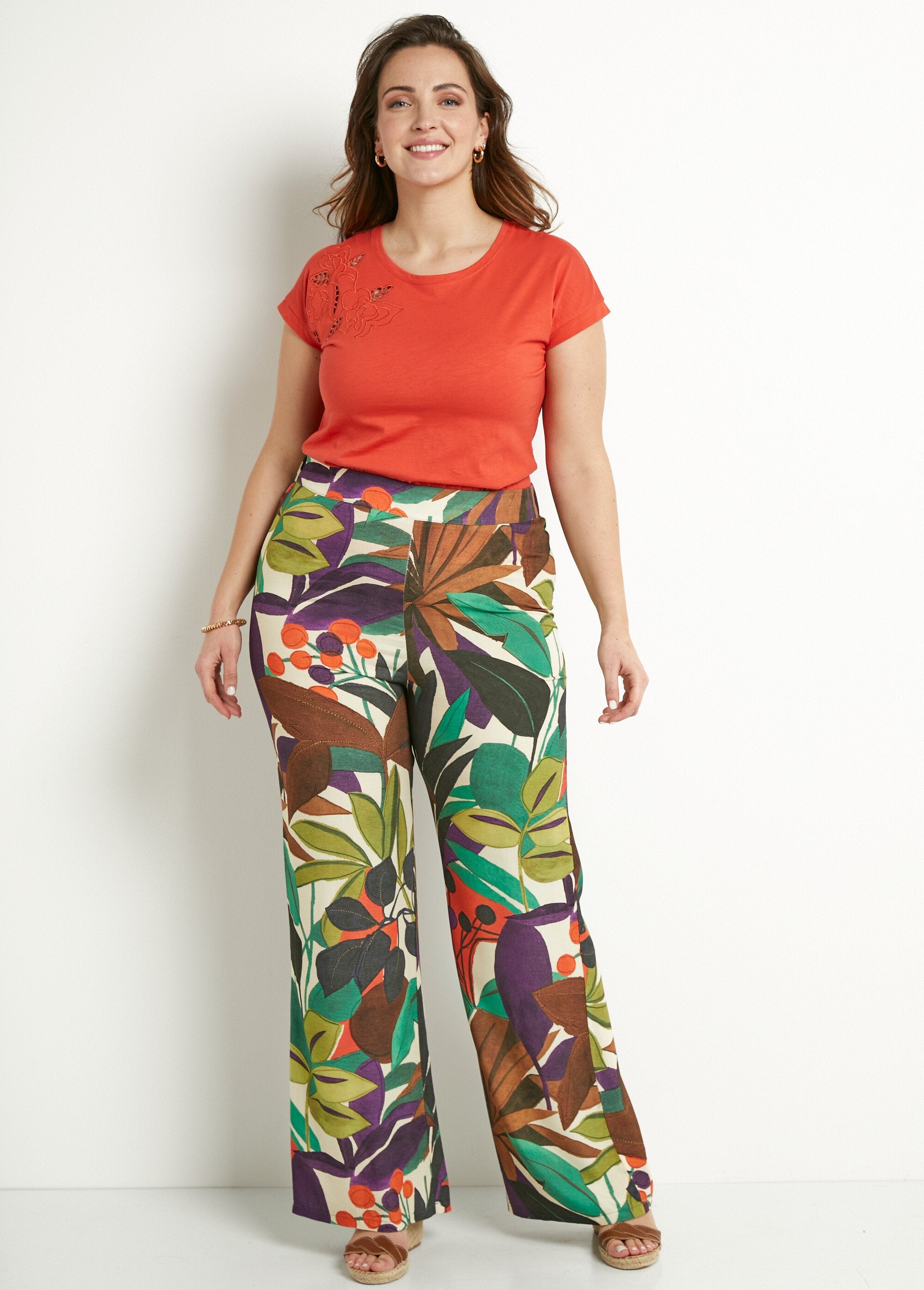 Pantalon_large_taille_élastiquée_imprimé_Multicolore_SF1_curvy