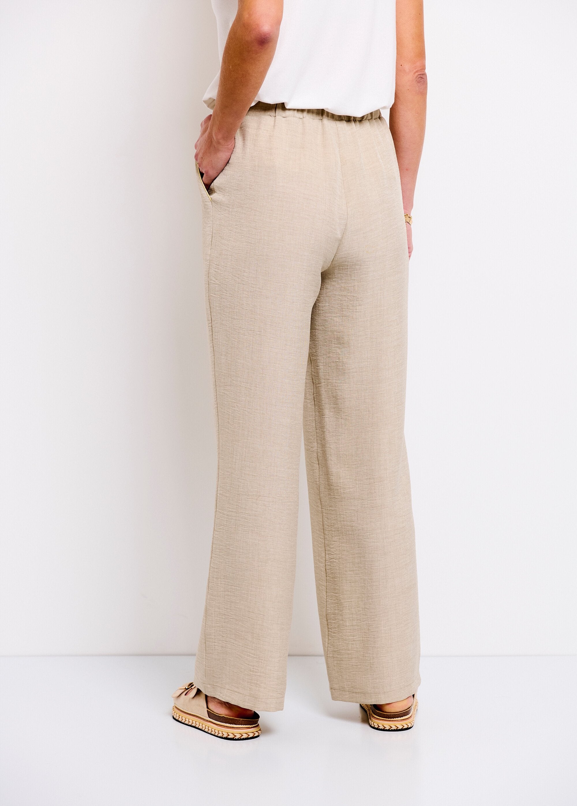 Pantalon_large_taille_élastiquée_aspect_lin_Beige_DO1_slim