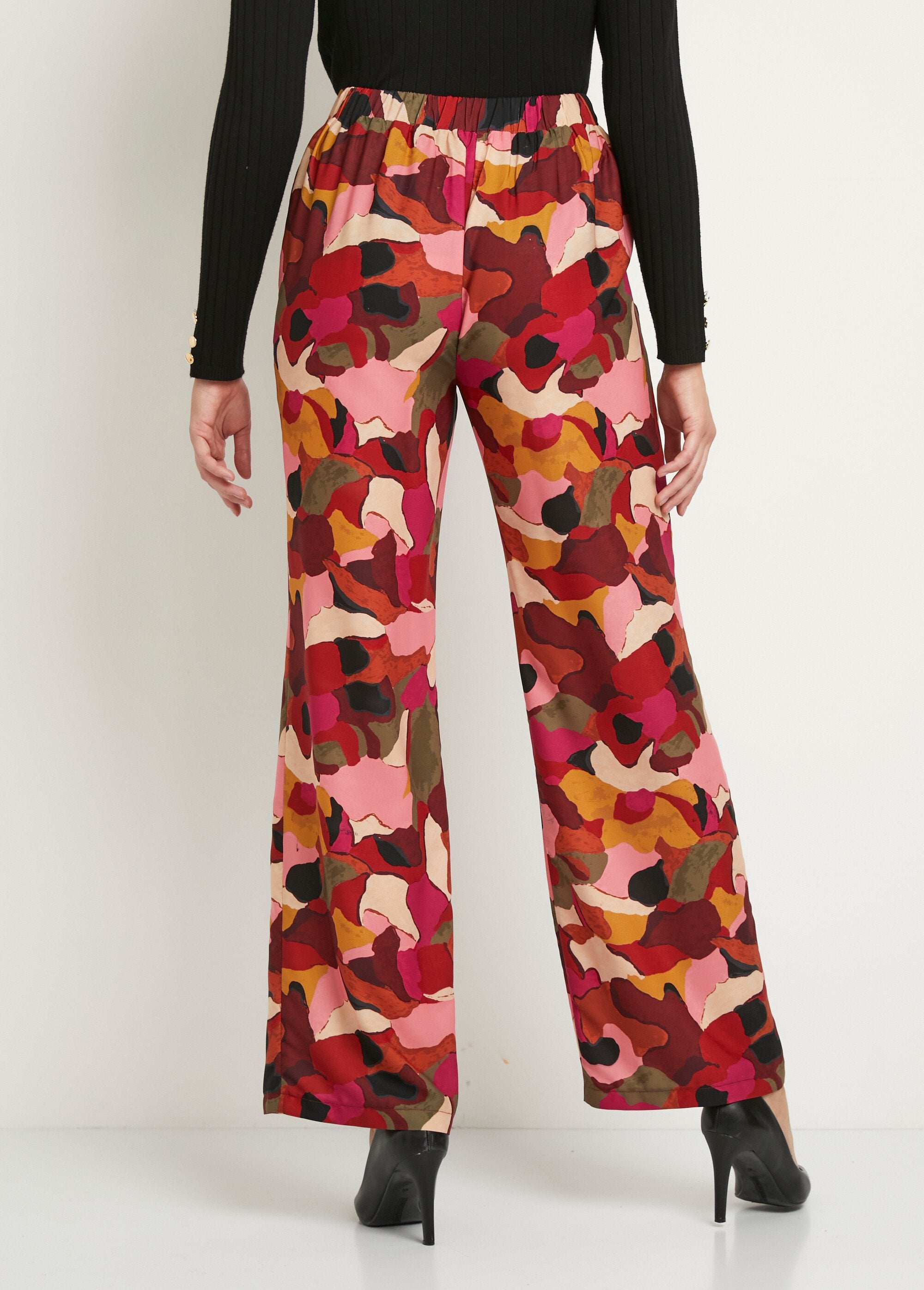 Pantalón_ancho_estampado_con_cintura_semielástica_Rose_et_marron_DO1_slim