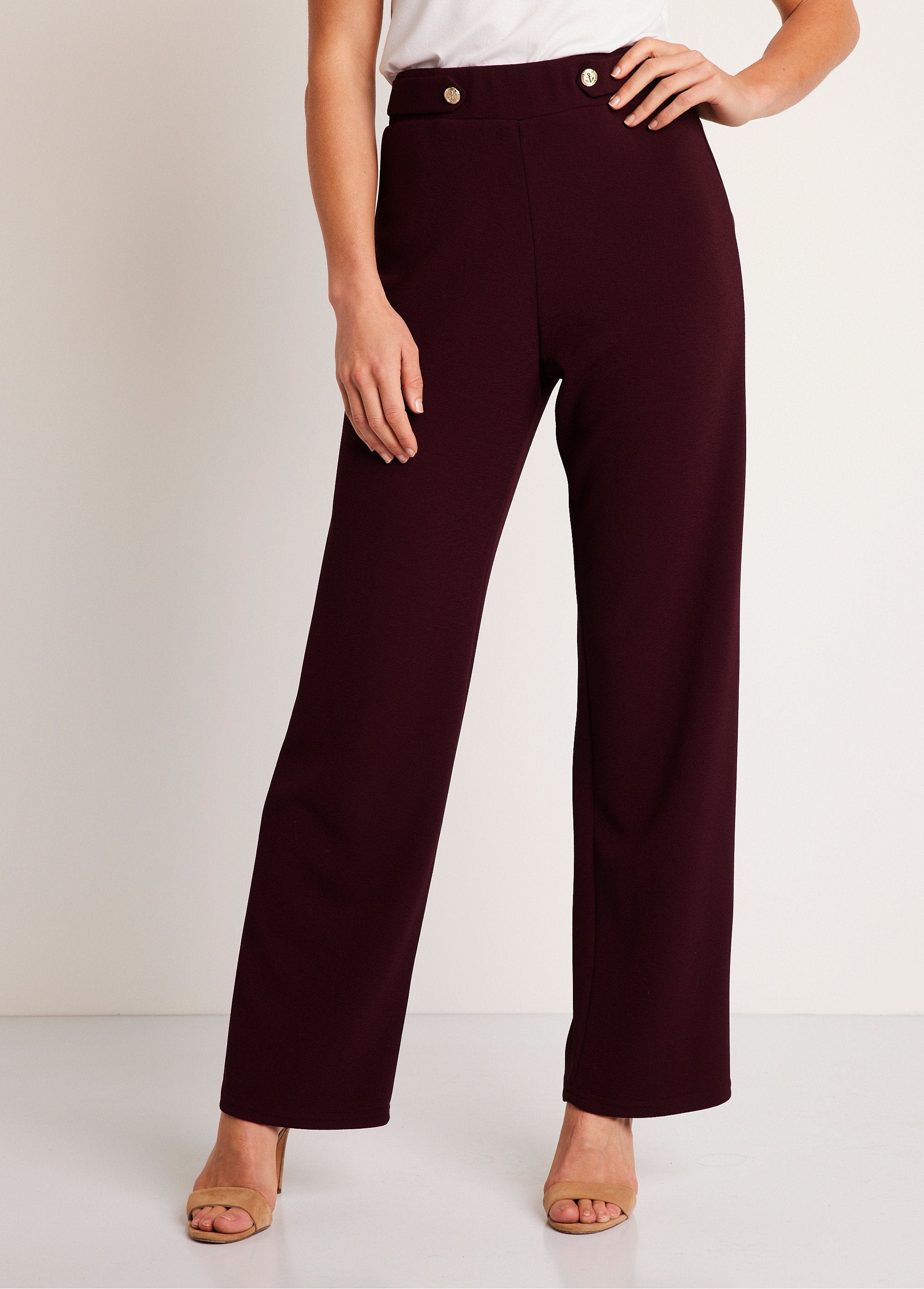 Pantalon_large_uni_taille_semi_élastiquée_Prune_FA1_slim