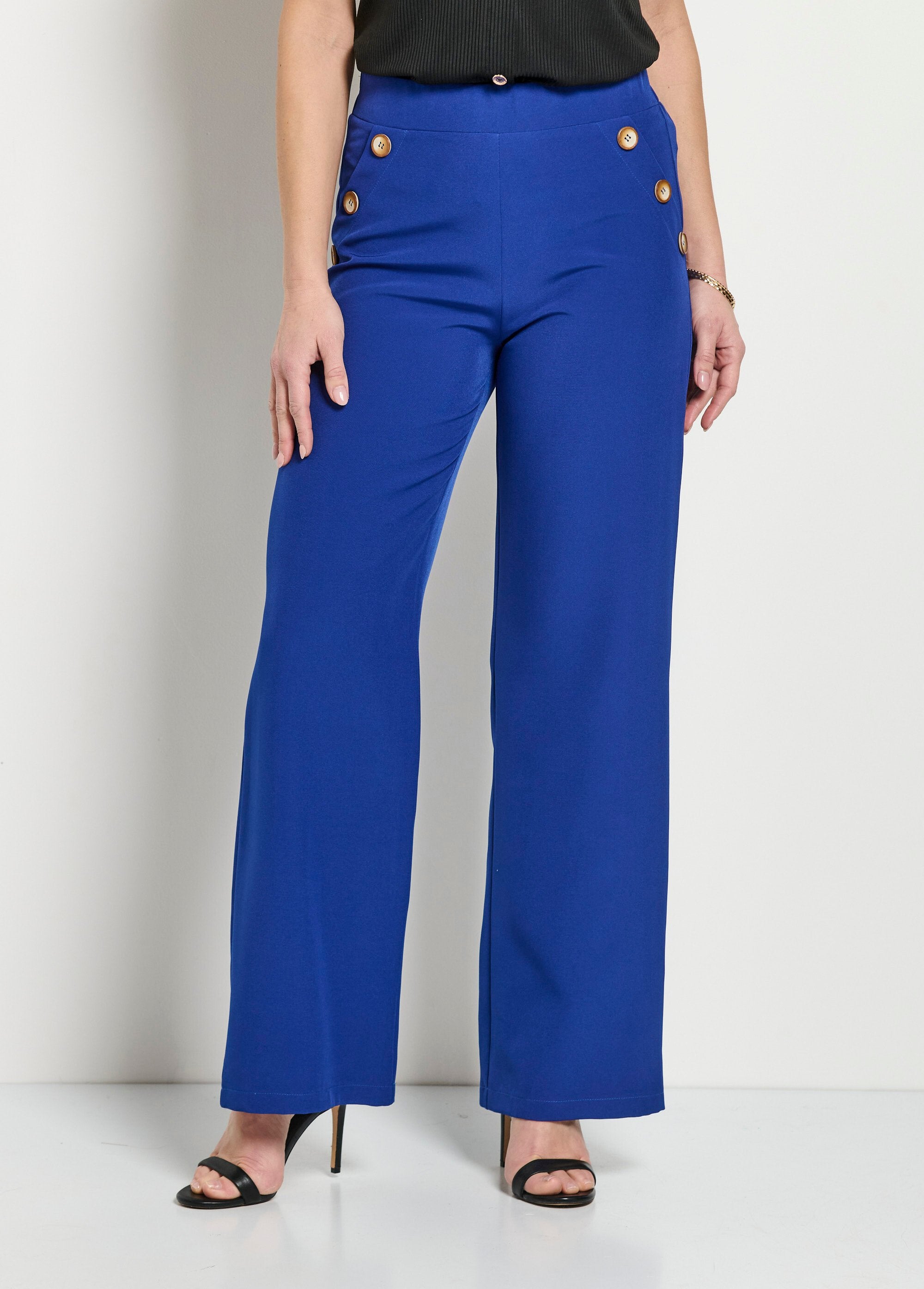 Pantalon_large_uni_taille_semi-élastiquée_Bleu_FA1_slim