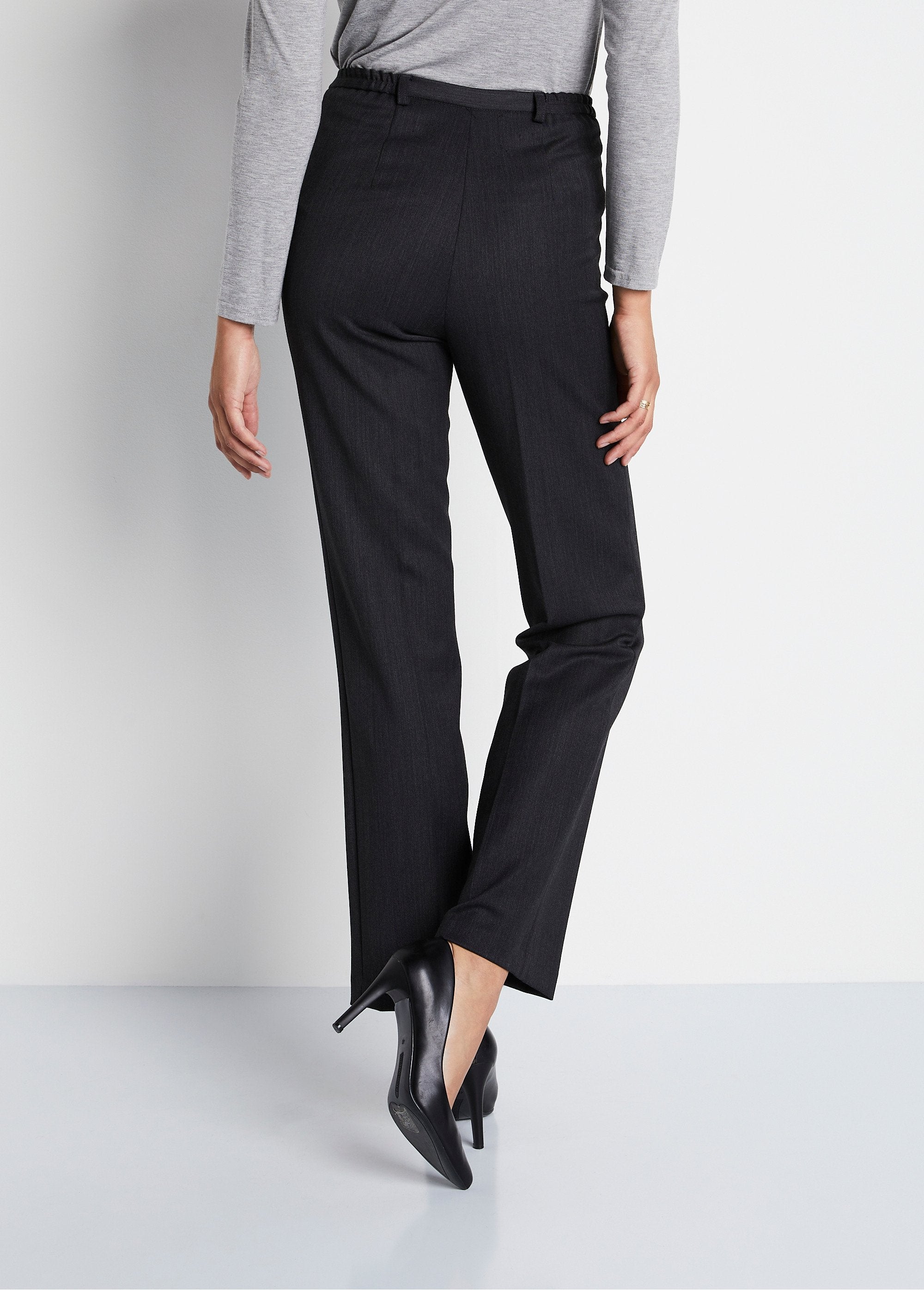 Pantalon_taille_semi-élastiquée_droit_Gris_DO1_slim